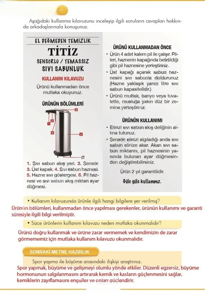 3. Sınıf Türkçe Ders Kitabı Cevapları İlke Yayınları Sayfa 141 Çözüm Görseli