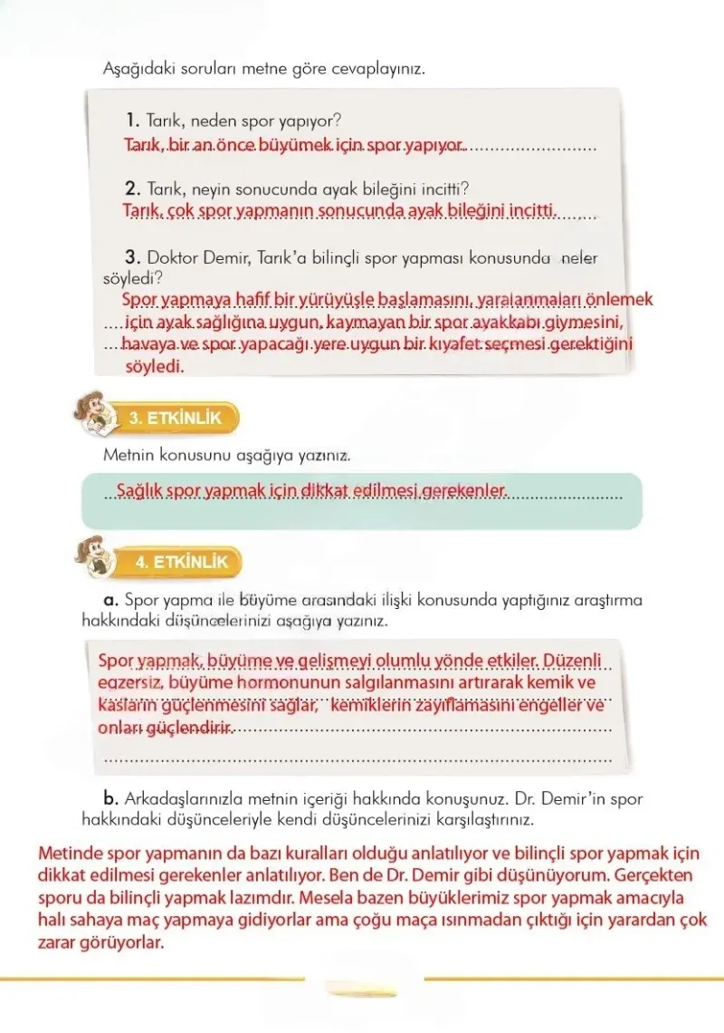 3. Sınıf Türkçe Ders Kitabı Cevapları İlke Yayınları Sayfa 145 Çözüm Görseli