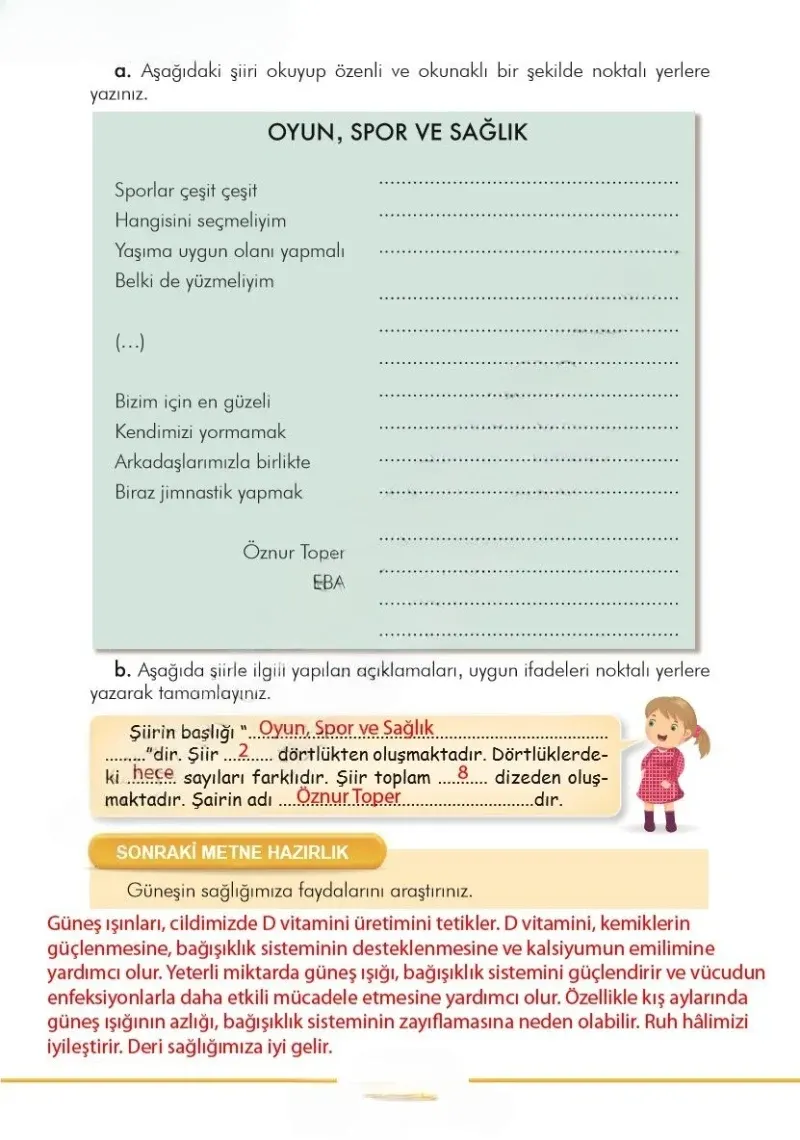 3. Sınıf Türkçe Ders Kitabı Cevapları İlke Yayınları Sayfa 148 Çözüm Görseli