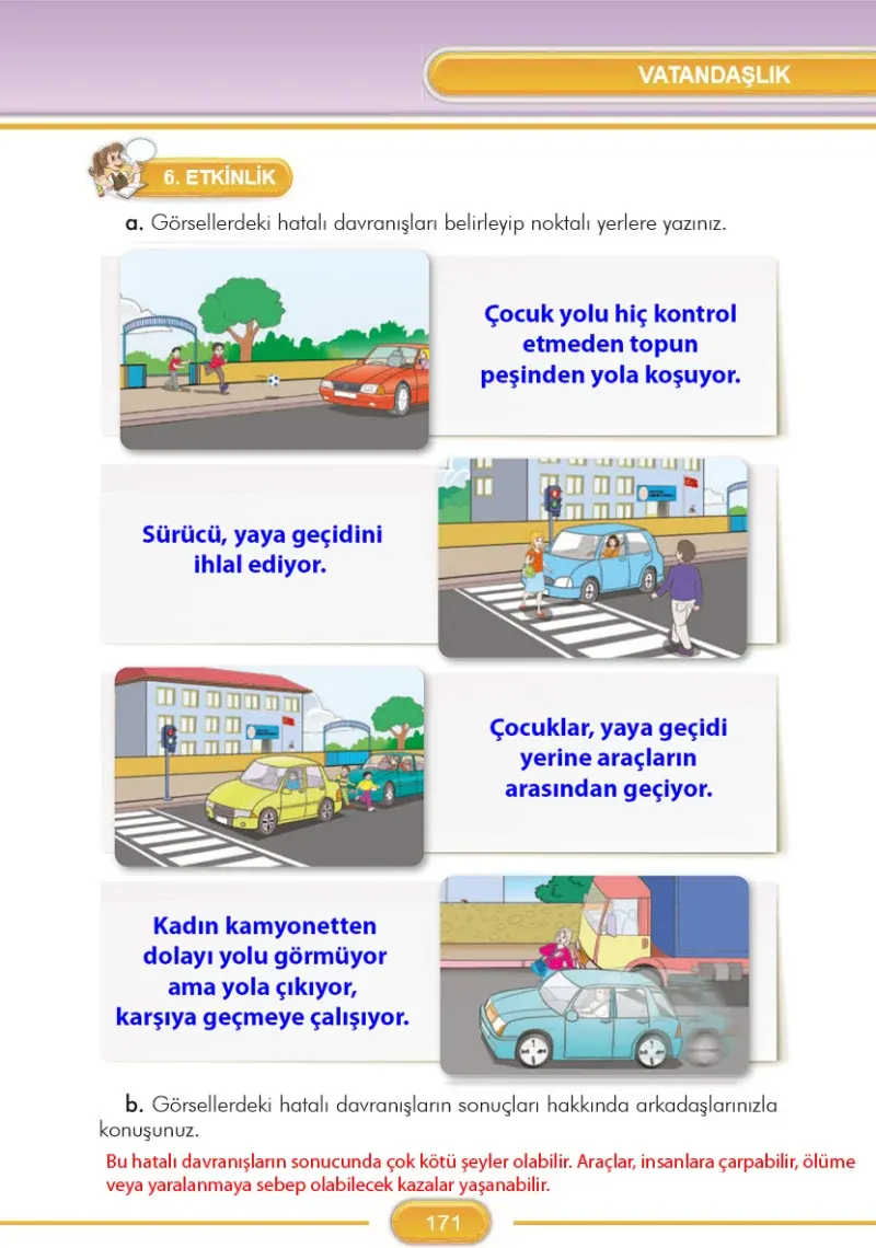 3. Sınıf Türkçe Ders Kitabı Cevapları İlke Yayınları Sayfa 171 Çözüm Görseli