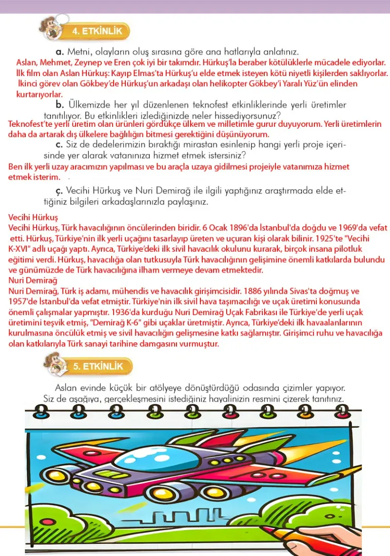 3. Sınıf Türkçe Ders Kitabı Cevapları İlke Yayınları Sayfa 179 Çözüm Görseli