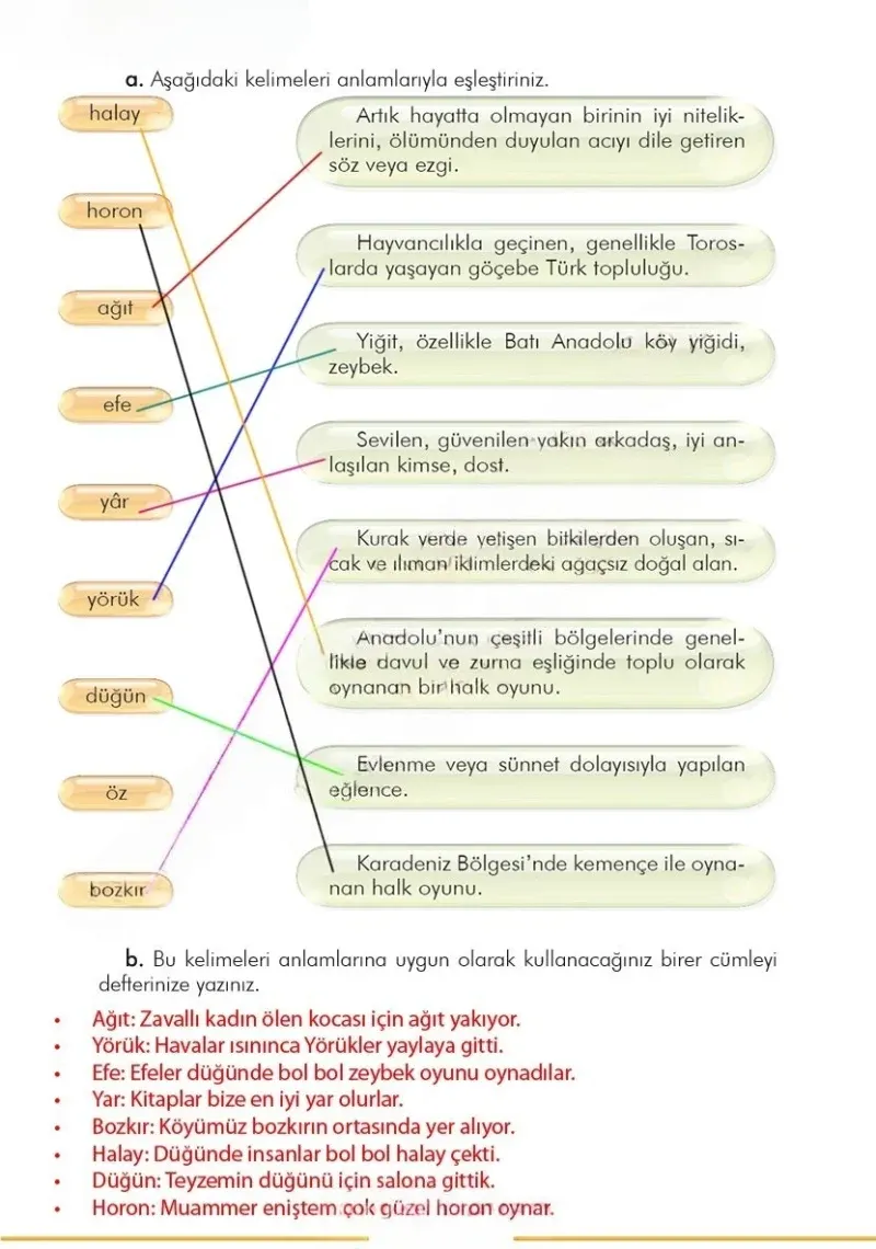 3. Sınıf Türkçe Ders Kitabı Cevapları İlke Yayınları Sayfa 212 Çözüm Görseli