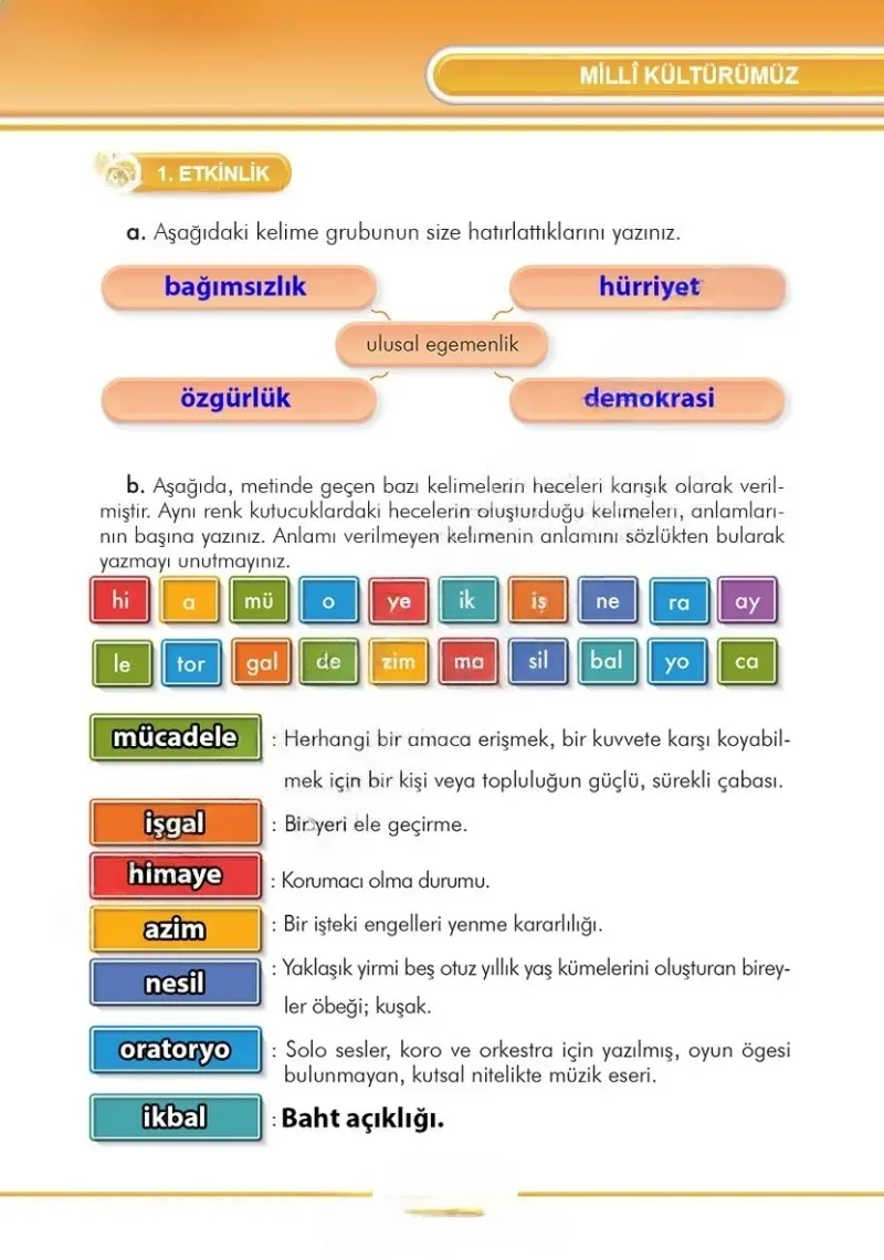 3. Sınıf Türkçe Ders Kitabı Cevapları İlke Yayınları Sayfa 221 Çözüm Görseli