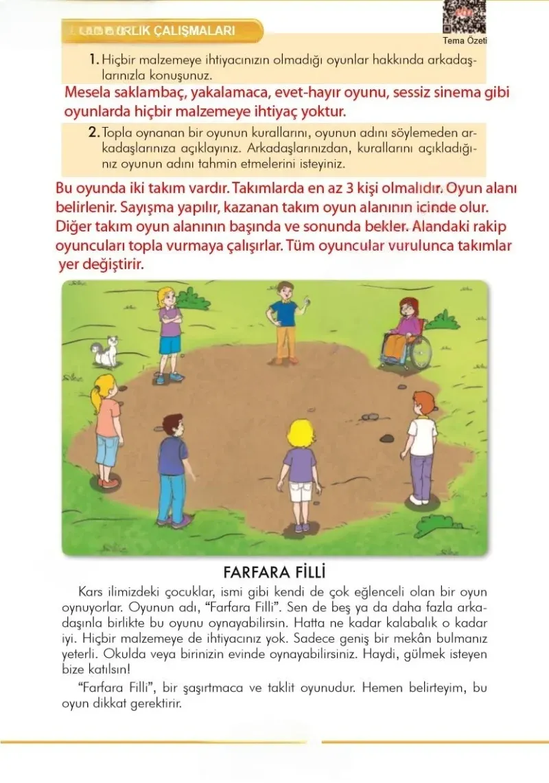 3. Sınıf Türkçe Ders Kitabı Cevapları İlke Yayınları Sayfa 236 Çözüm Görseli