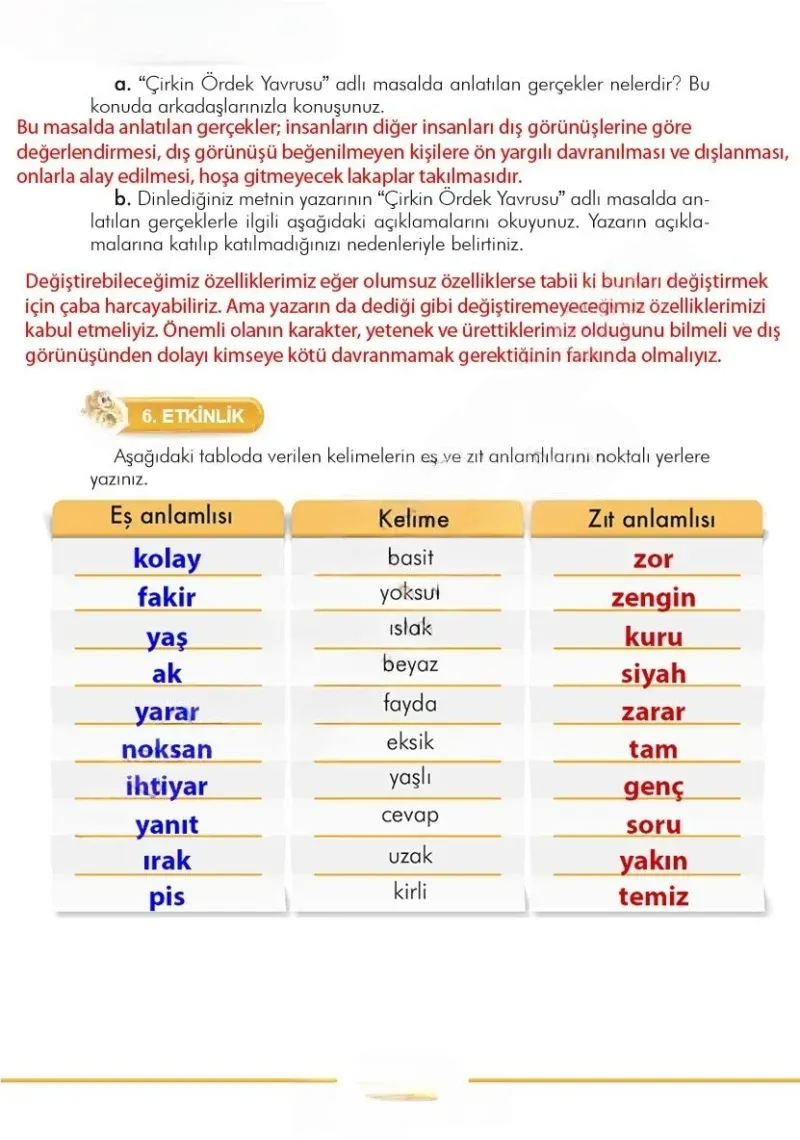 3. Sınıf Türkçe Ders Kitabı Cevapları İlke Yayınları Sayfa 258 Çözüm Görseli