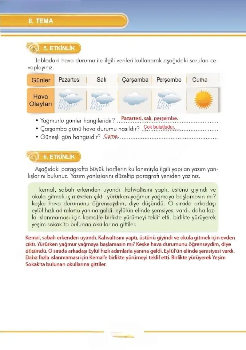 3. Sınıf Türkçe Ders Kitabı Cevapları İlke Yayınları Sayfa 278 Çözüm Görseli
