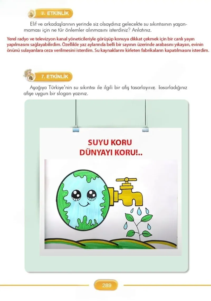 3. Sınıf Türkçe Ders Kitabı Cevapları İlke Yayınları Sayfa 289 Çözüm Görseli