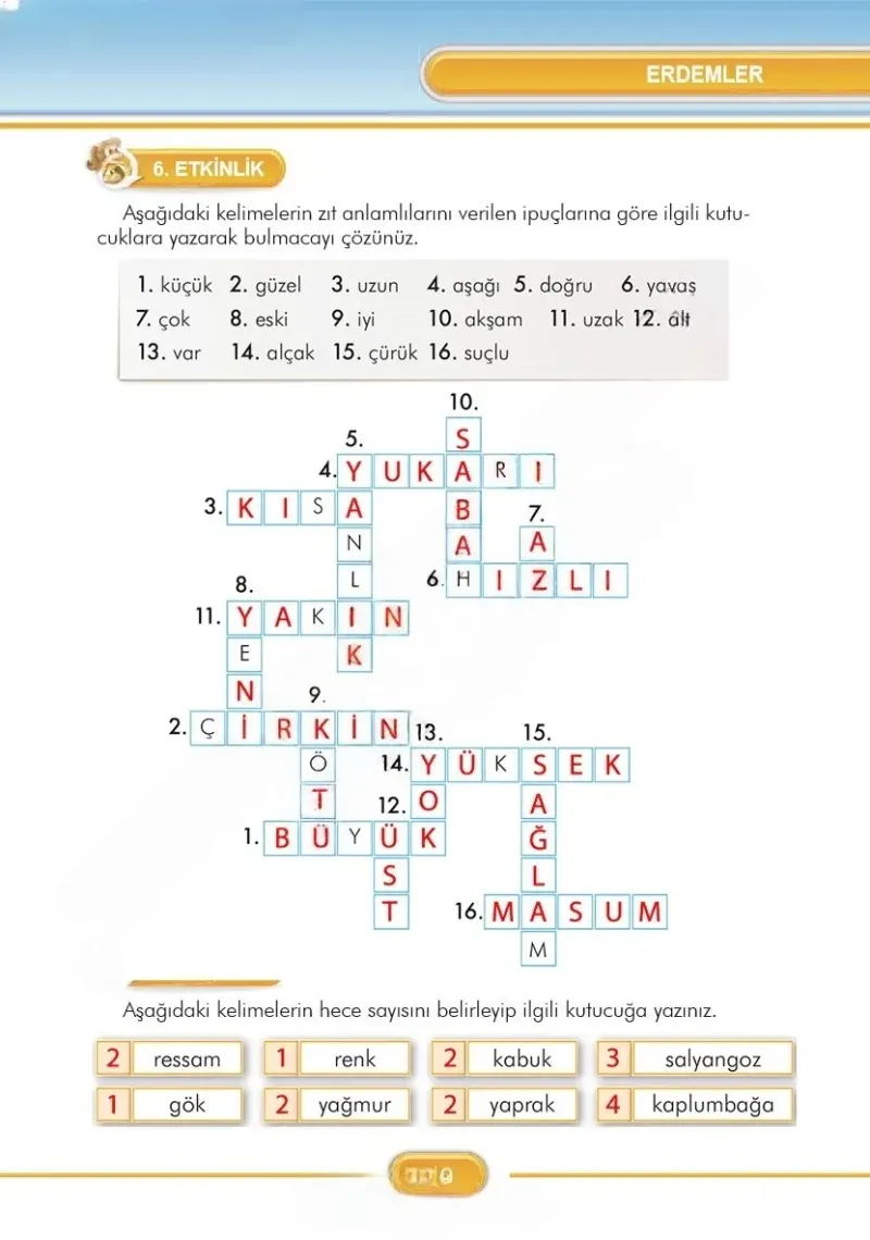 3. Sınıf Türkçe Ders Kitabı Cevapları İlke Yayınları Sayfa 29 Çözüm Görseli