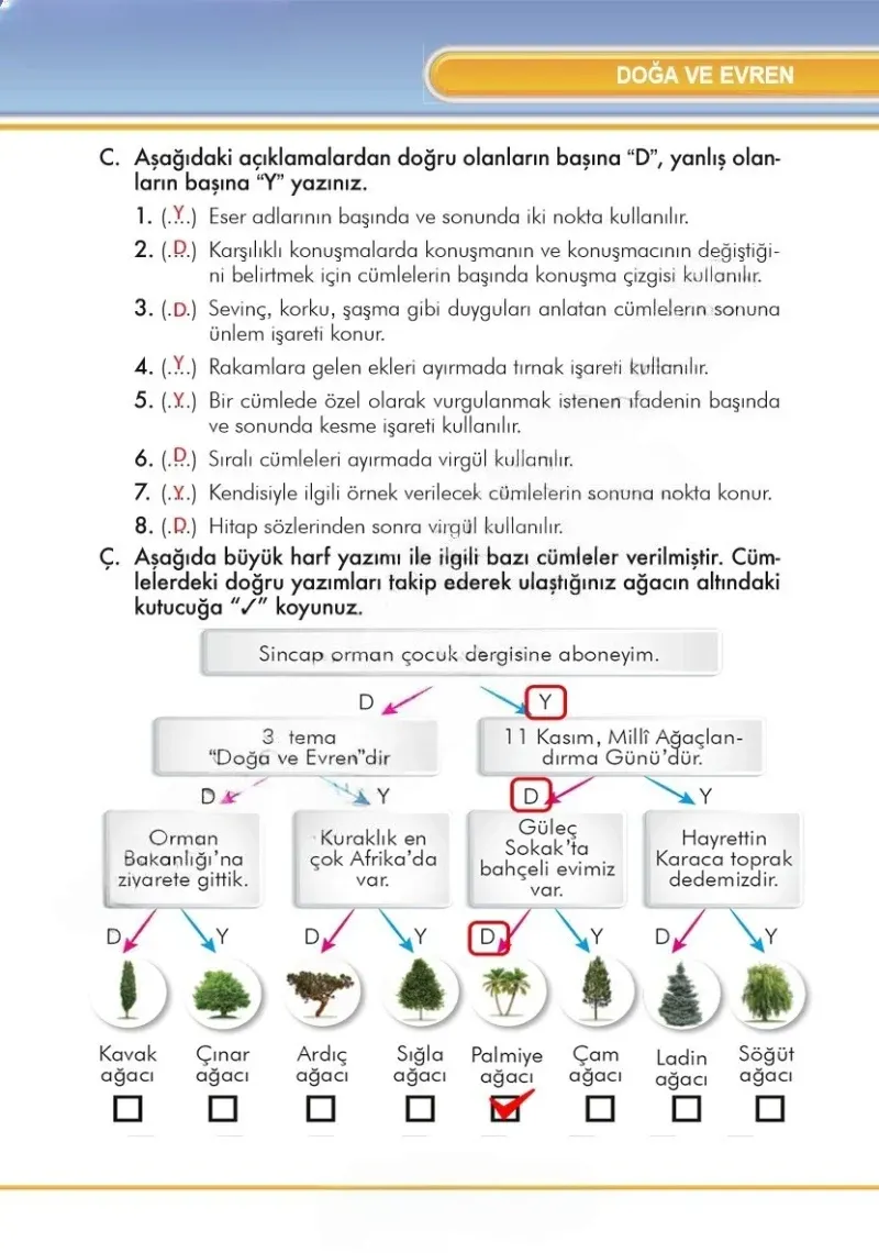 3. Sınıf Türkçe Ders Kitabı Cevapları İlke Yayınları Sayfa 301 Çözüm Görseli