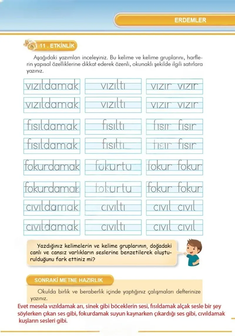 3. Sınıf Türkçe Ders Kitabı Cevapları İlke Yayınları Sayfa 33 Çözüm Görseli