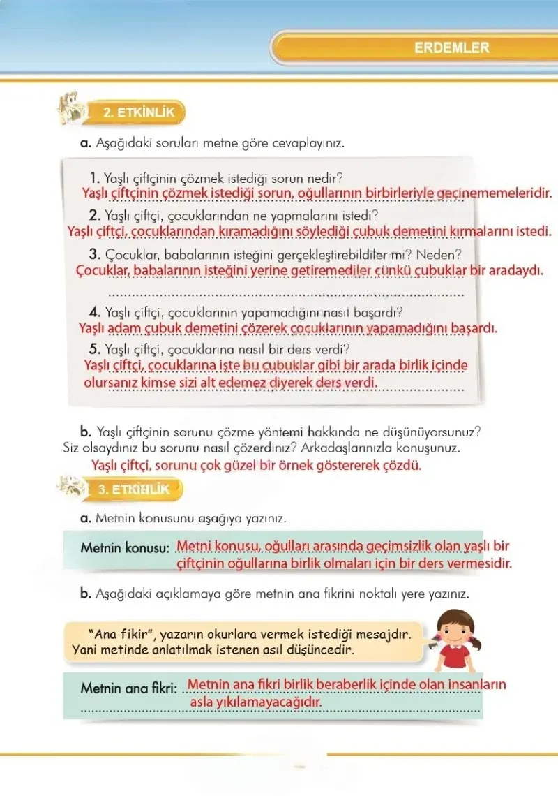 3. Sınıf Türkçe Ders Kitabı Cevapları İlke Yayınları Sayfa 37 Çözüm Görseli