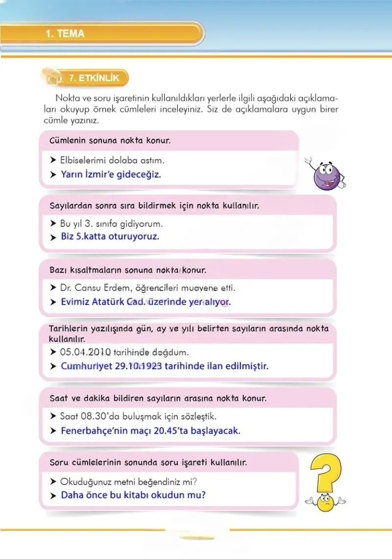 3. Sınıf Türkçe Ders Kitabı Cevapları İlke Yayınları Sayfa 40 Çözüm Görseli