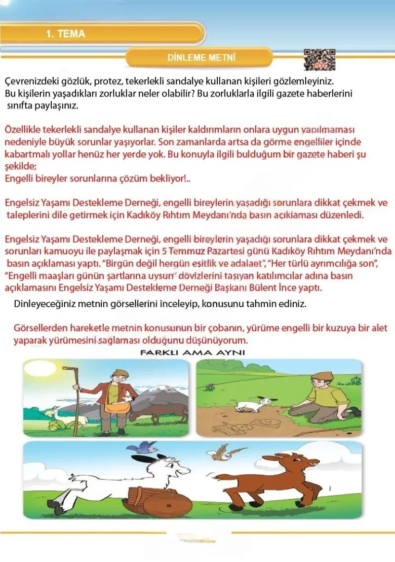 3. Sınıf Türkçe Ders Kitabı Cevapları İlke Yayınları Sayfa 42 Çözüm Görseli