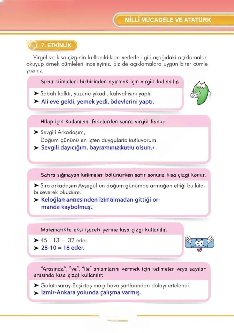 3. Sınıf Türkçe Ders Kitabı Cevapları İlke Yayınları Sayfa 61 Çözüm Görseli