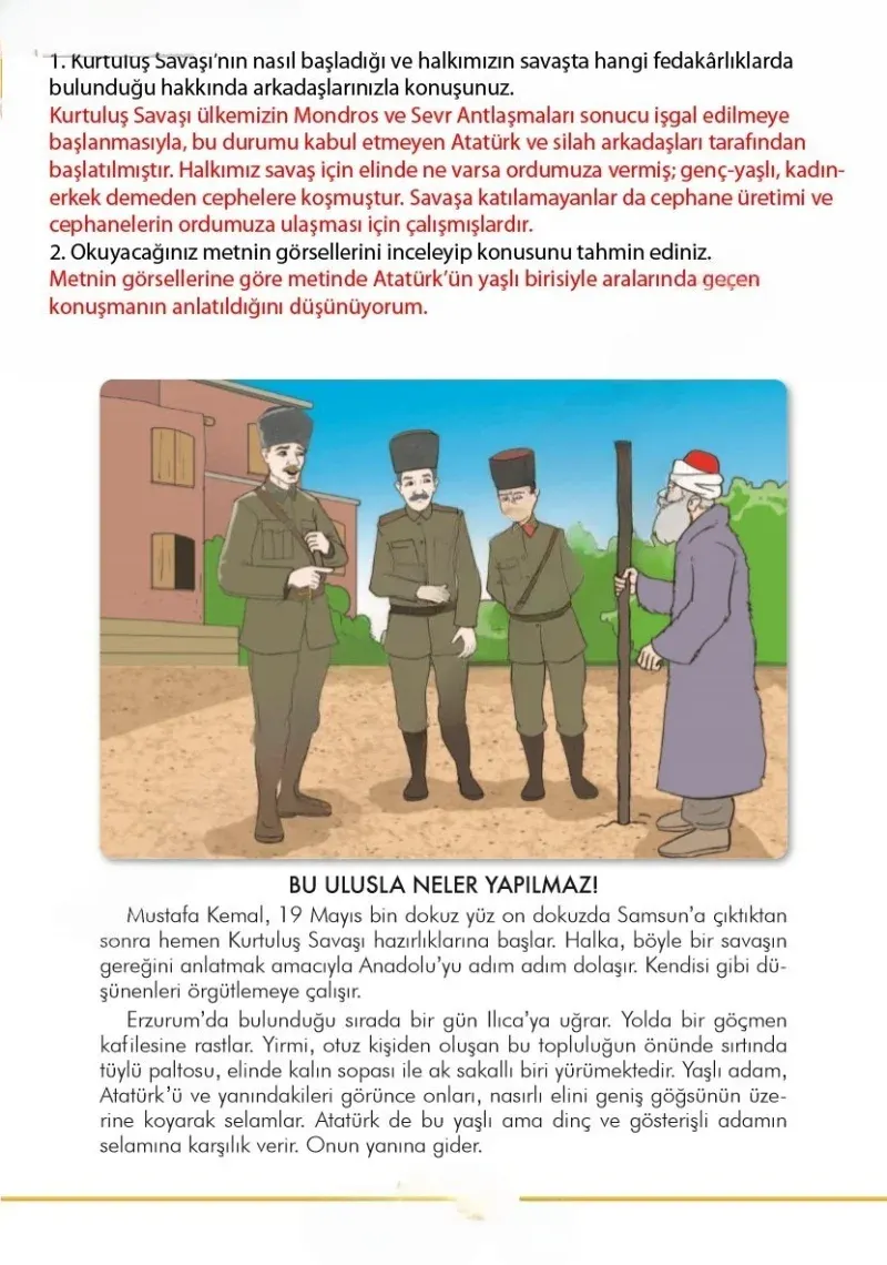 3. Sınıf Türkçe Ders Kitabı Cevapları İlke Yayınları Sayfa 70 Çözüm Görseli