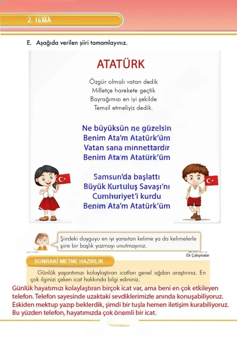 3. Sınıf Türkçe Ders Kitabı Cevapları İlke Yayınları Sayfa 86 Çözüm Görseli