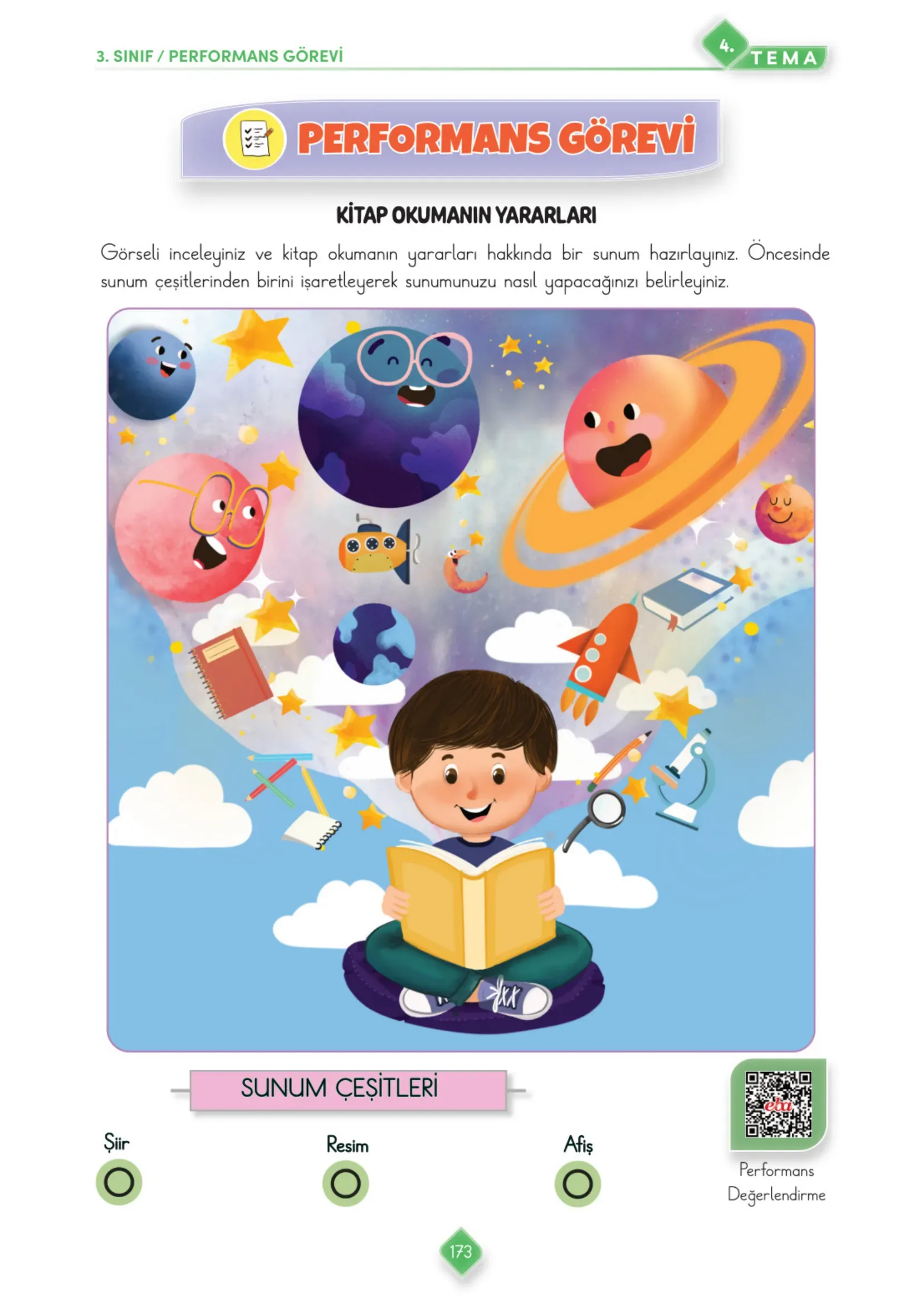 3. Sınıf Türkçe Ders Kitabı Cevapları Meb Yayınları 1. Kitap Sayfa 173