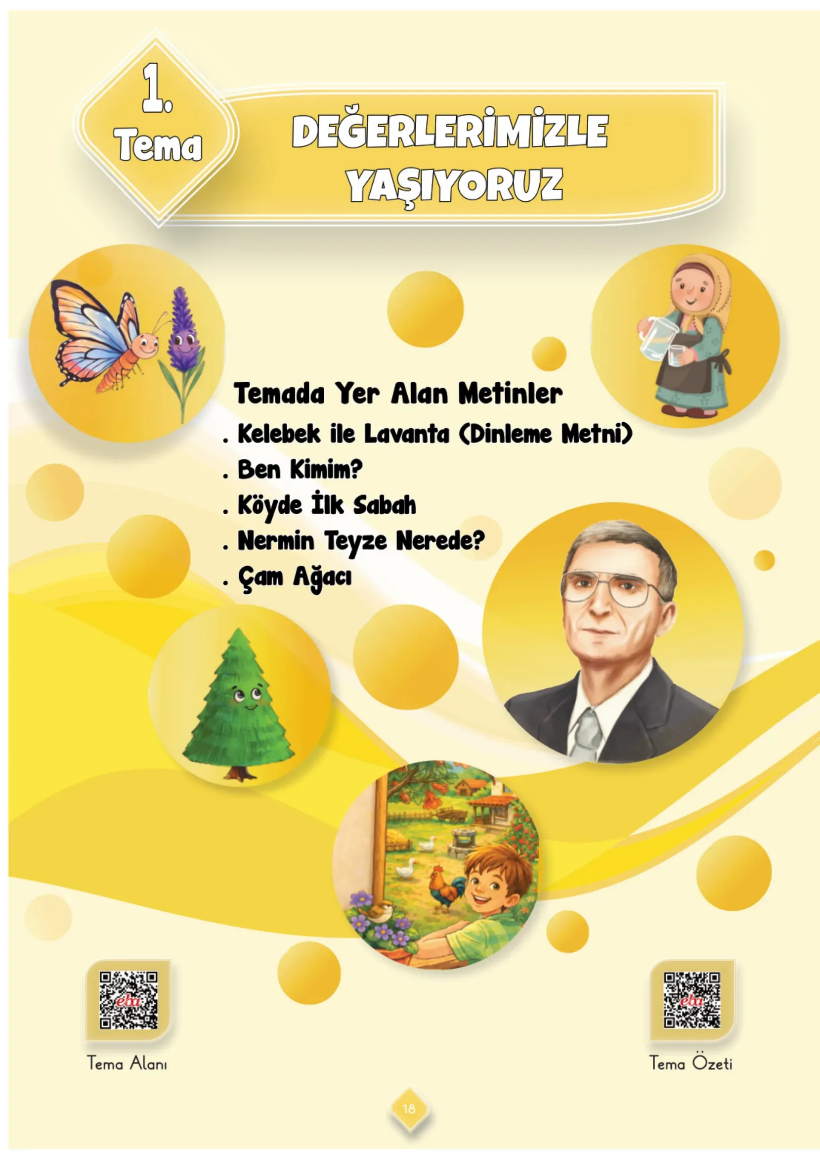 3. Sınıf Türkçe Ders Kitabı Cevapları Meb Yayınları 1. Kitap Sayfa 18
