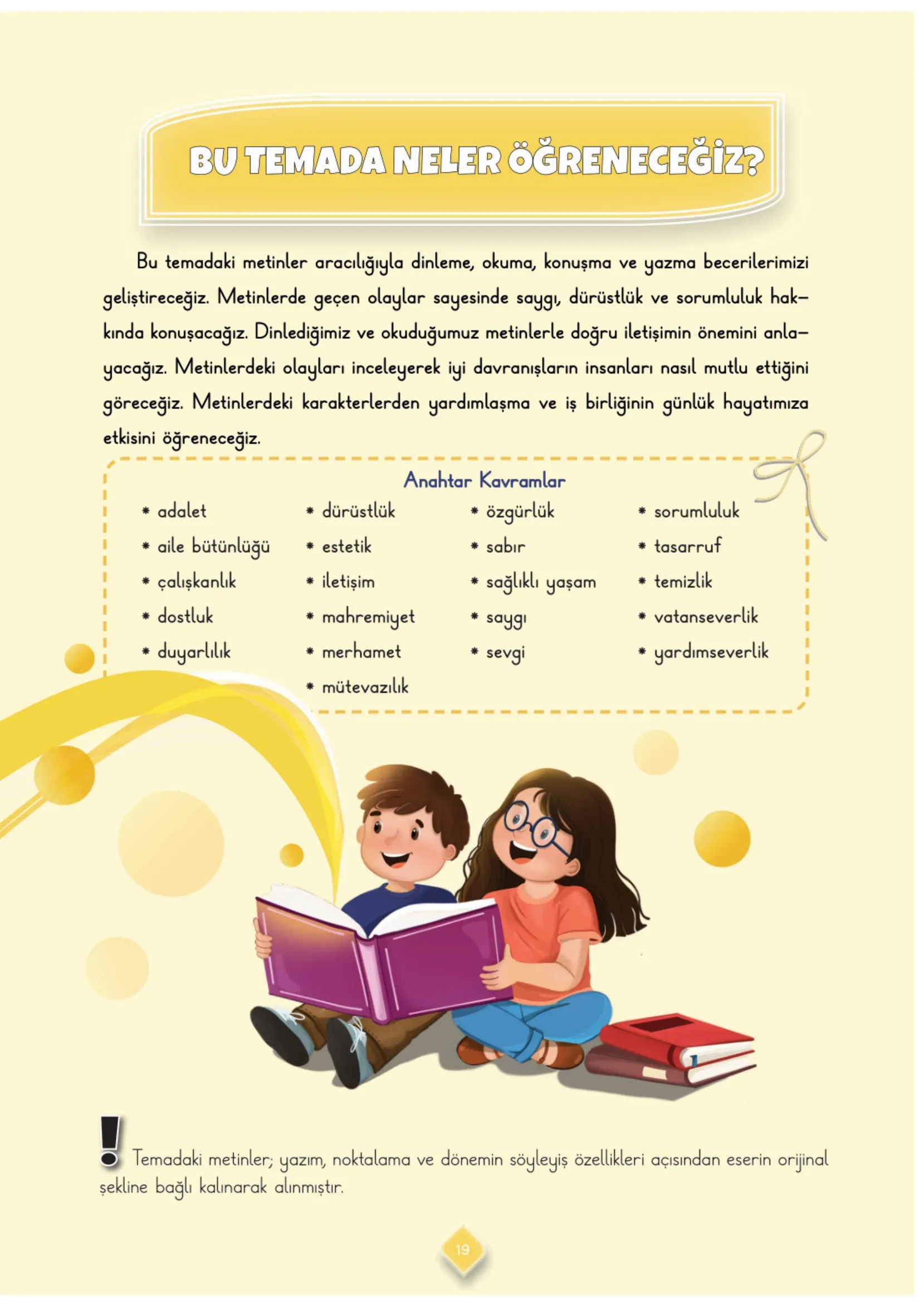 3. Sınıf Türkçe Ders Kitabı Cevapları Meb Yayınları 1. Kitap Sayfa 19