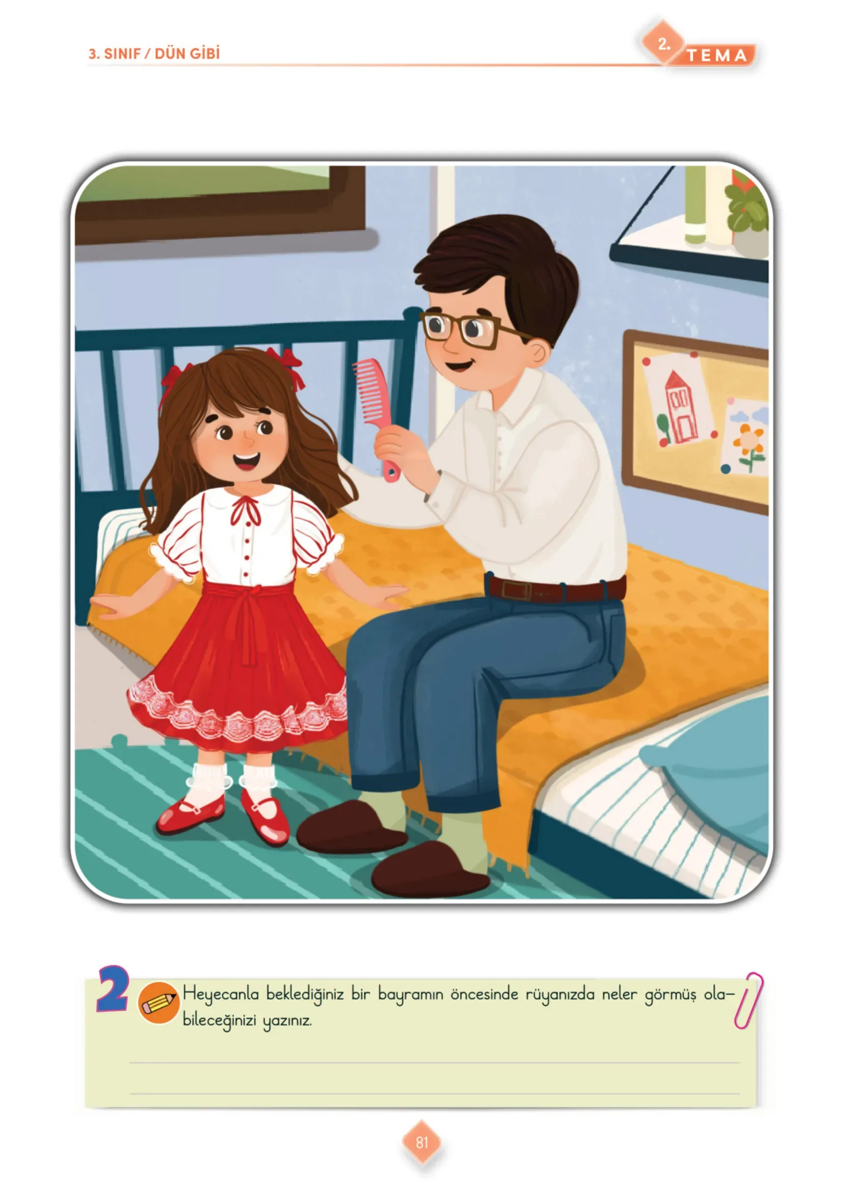 3. Sınıf Türkçe Ders Kitabı Cevapları Meb Yayınları 1. Kitap Sayfa 81