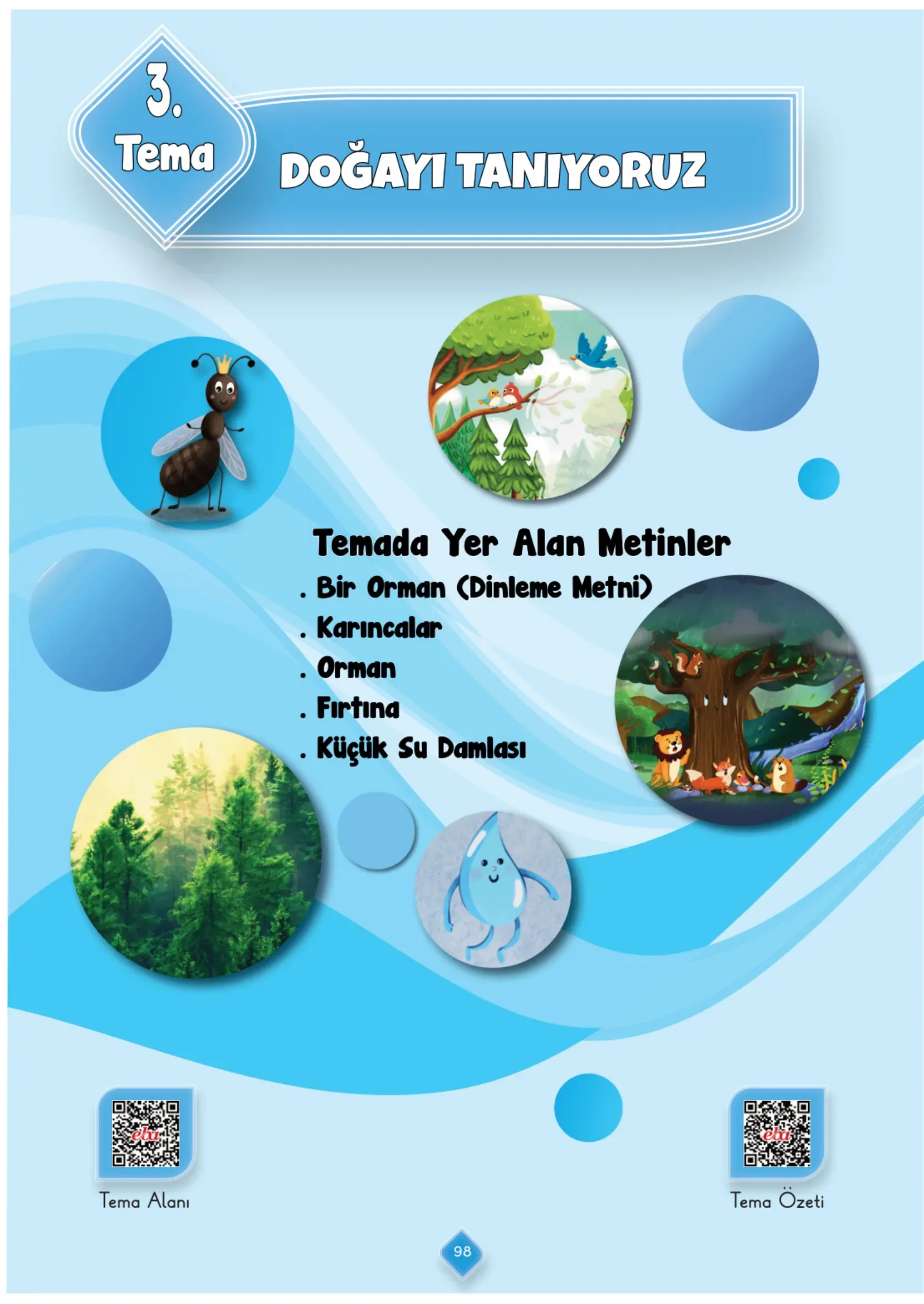 3. Sınıf Türkçe Ders Kitabı Cevapları Meb Yayınları 1. Kitap Sayfa 98