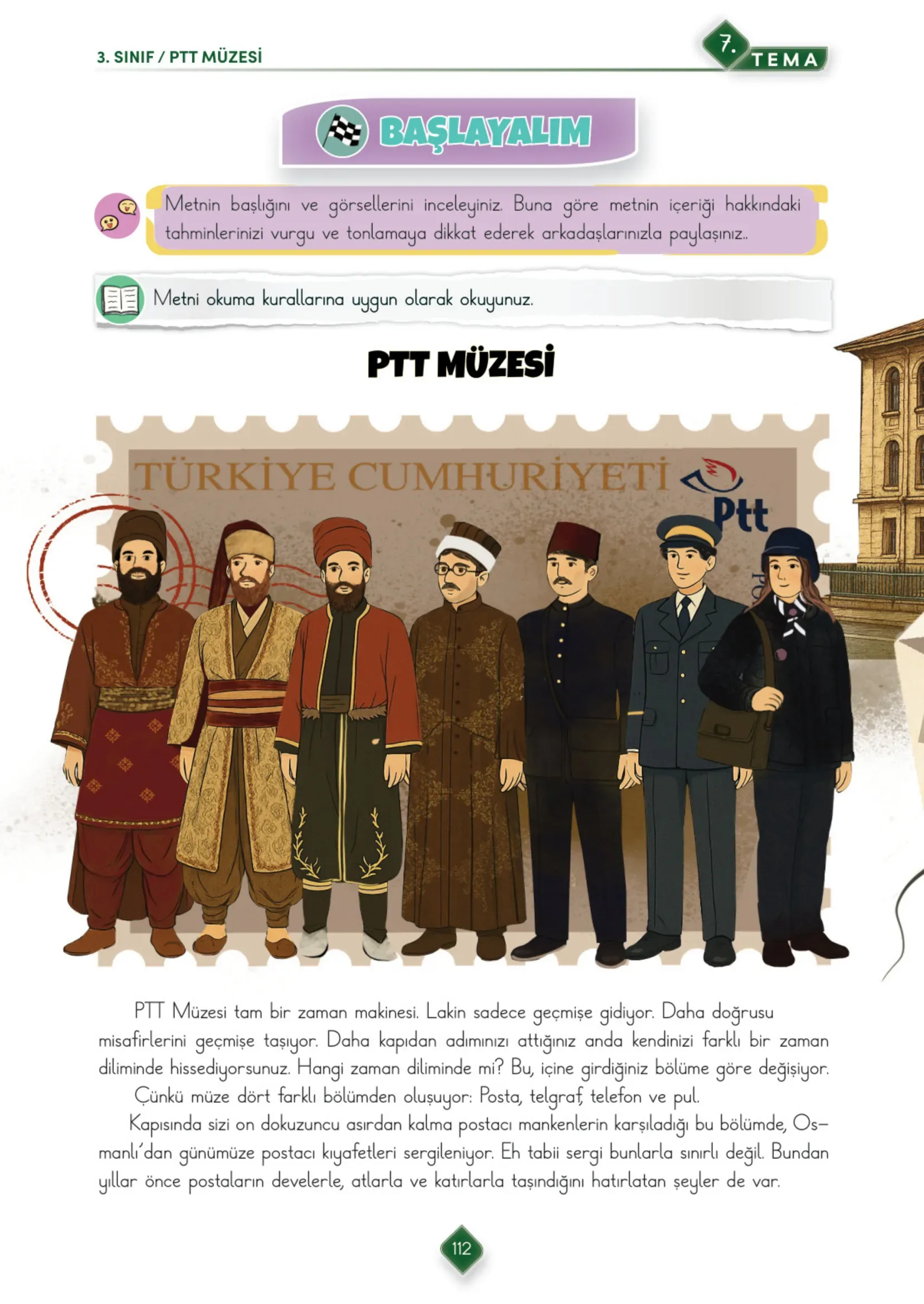 3. Sınıf Türkçe Ders Kitabı Cevapları Meb Yayınları 2. Kitap Sayfa 112