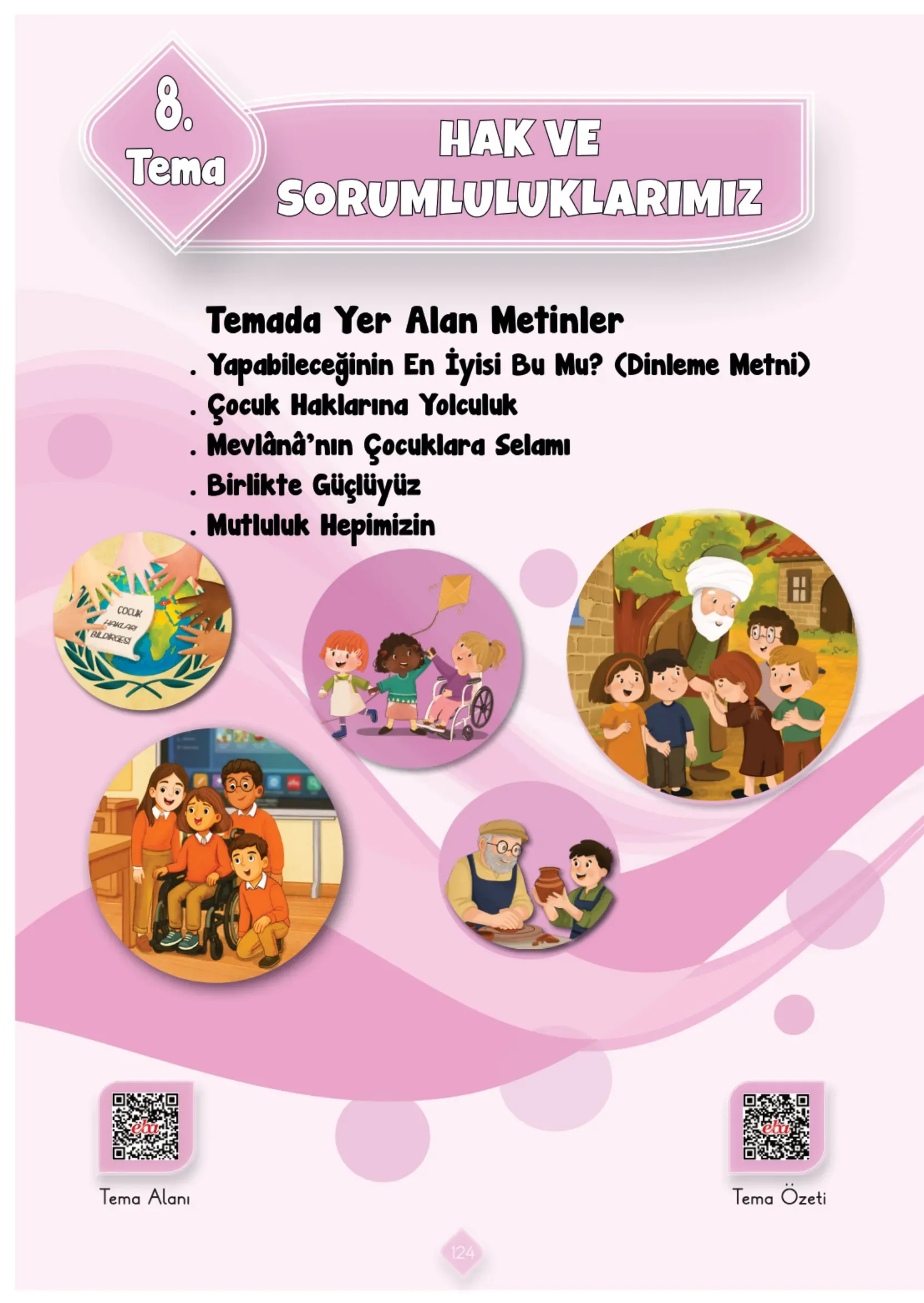 3. Sınıf Türkçe Ders Kitabı Cevapları Meb Yayınları 2. Kitap Sayfa 124