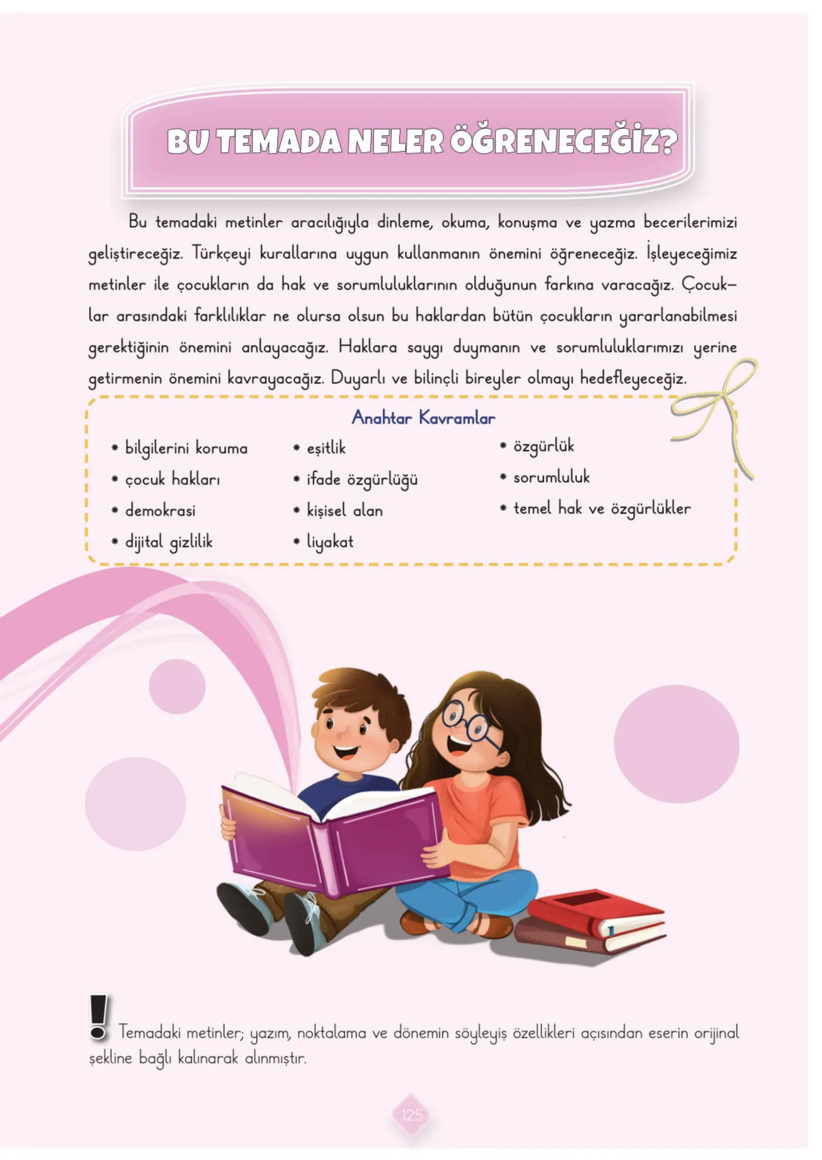 3. Sınıf Türkçe Ders Kitabı Cevapları Meb Yayınları 2. Kitap Sayfa 125