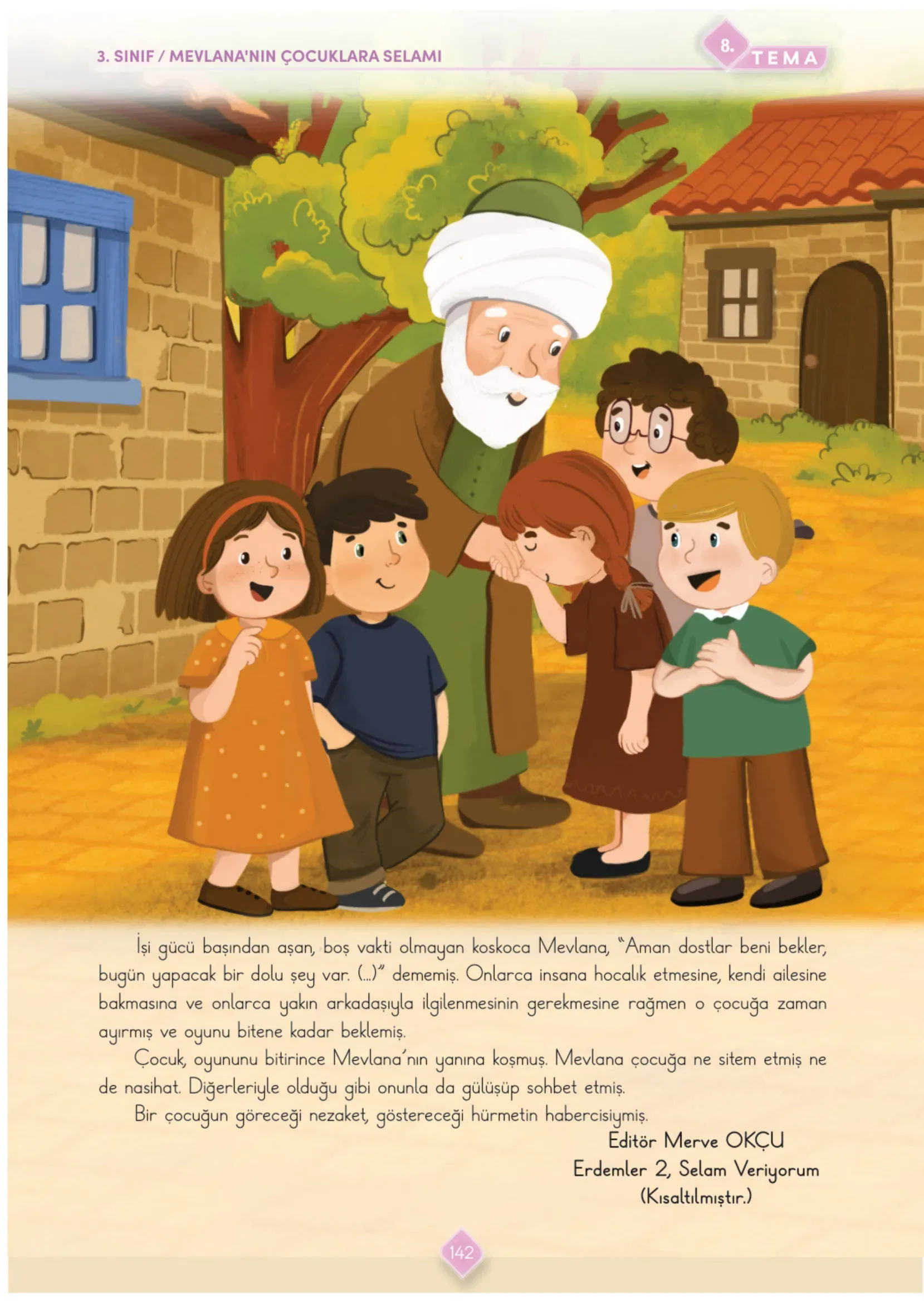 3. Sınıf Türkçe Ders Kitabı Cevapları Meb Yayınları 2. Kitap Sayfa 142
