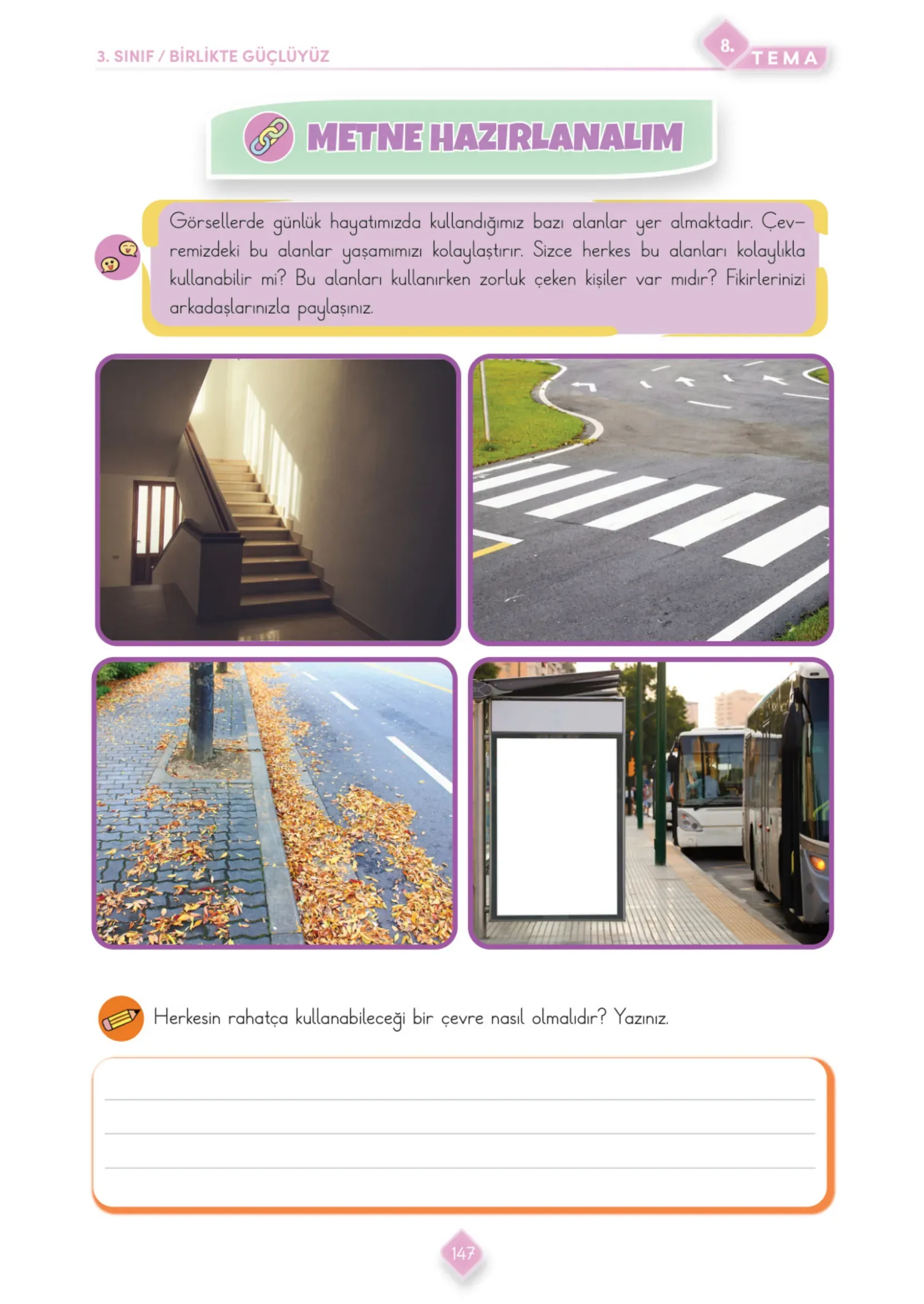 3. Sınıf Türkçe Ders Kitabı Cevapları Meb Yayınları 2. Kitap Sayfa 147