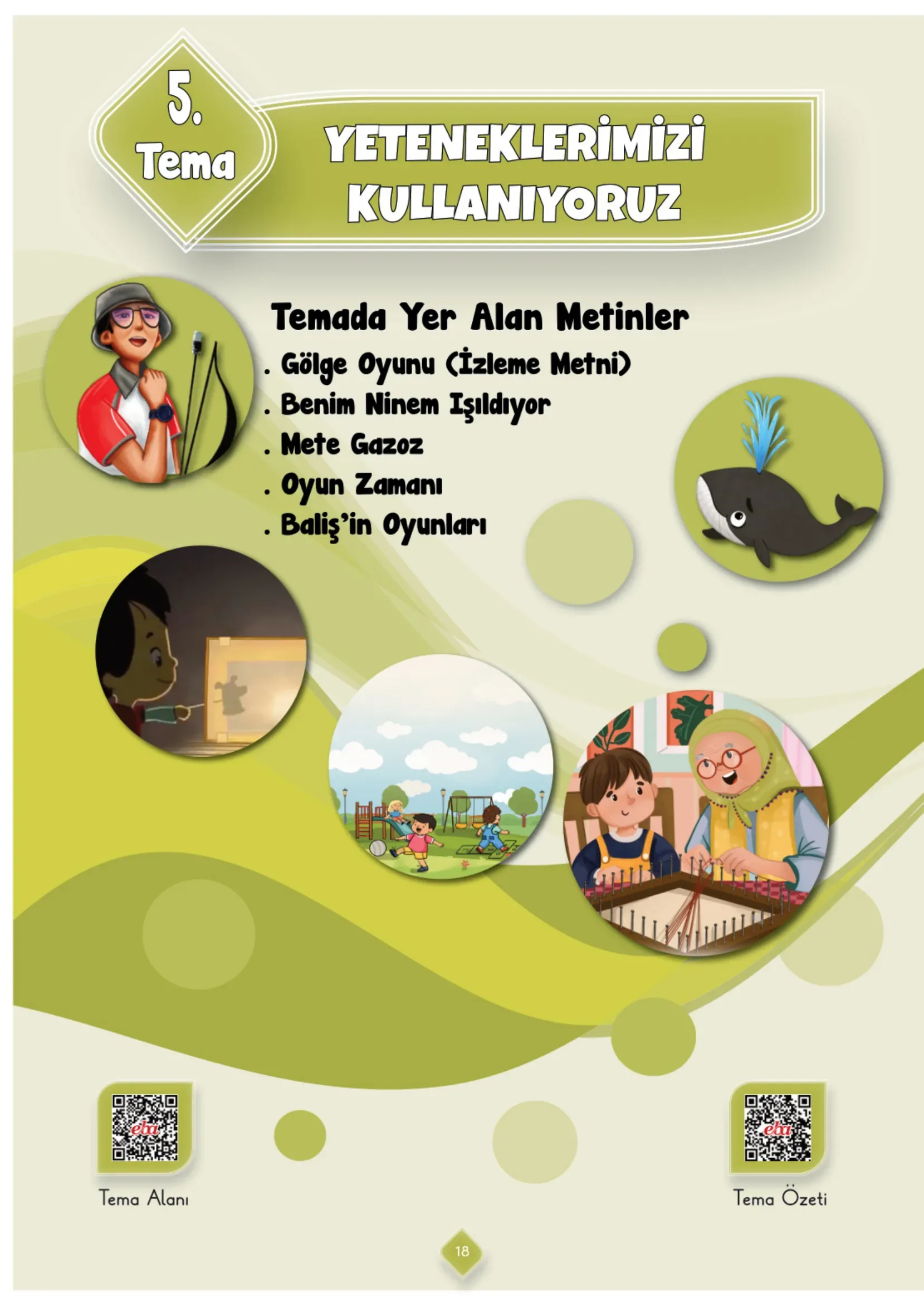 3. Sınıf Türkçe Ders Kitabı Cevapları Meb Yayınları 2. Kitap Sayfa 18