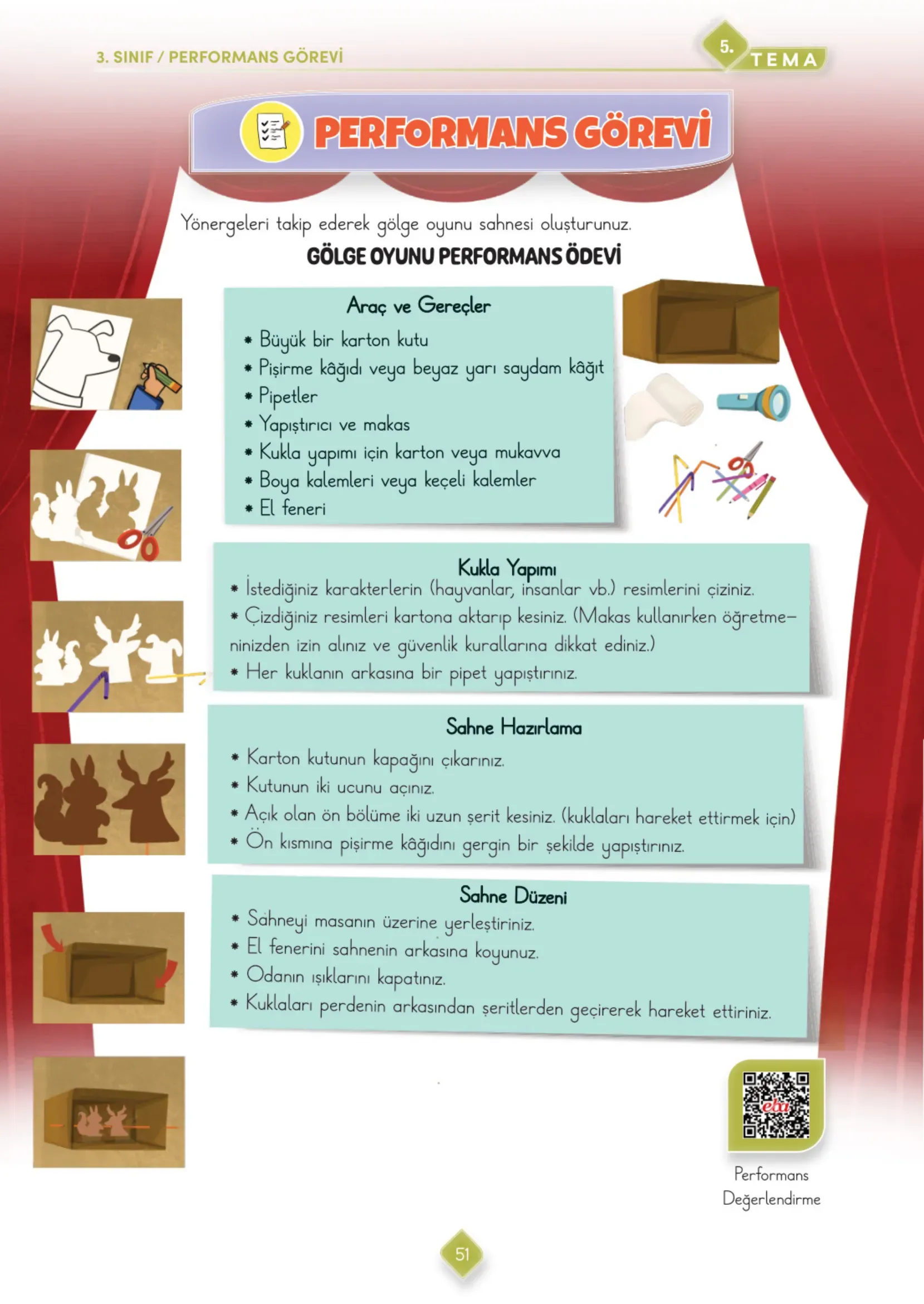 3. Sınıf Türkçe Ders Kitabı Cevapları Meb Yayınları 2. Kitap Sayfa 51
