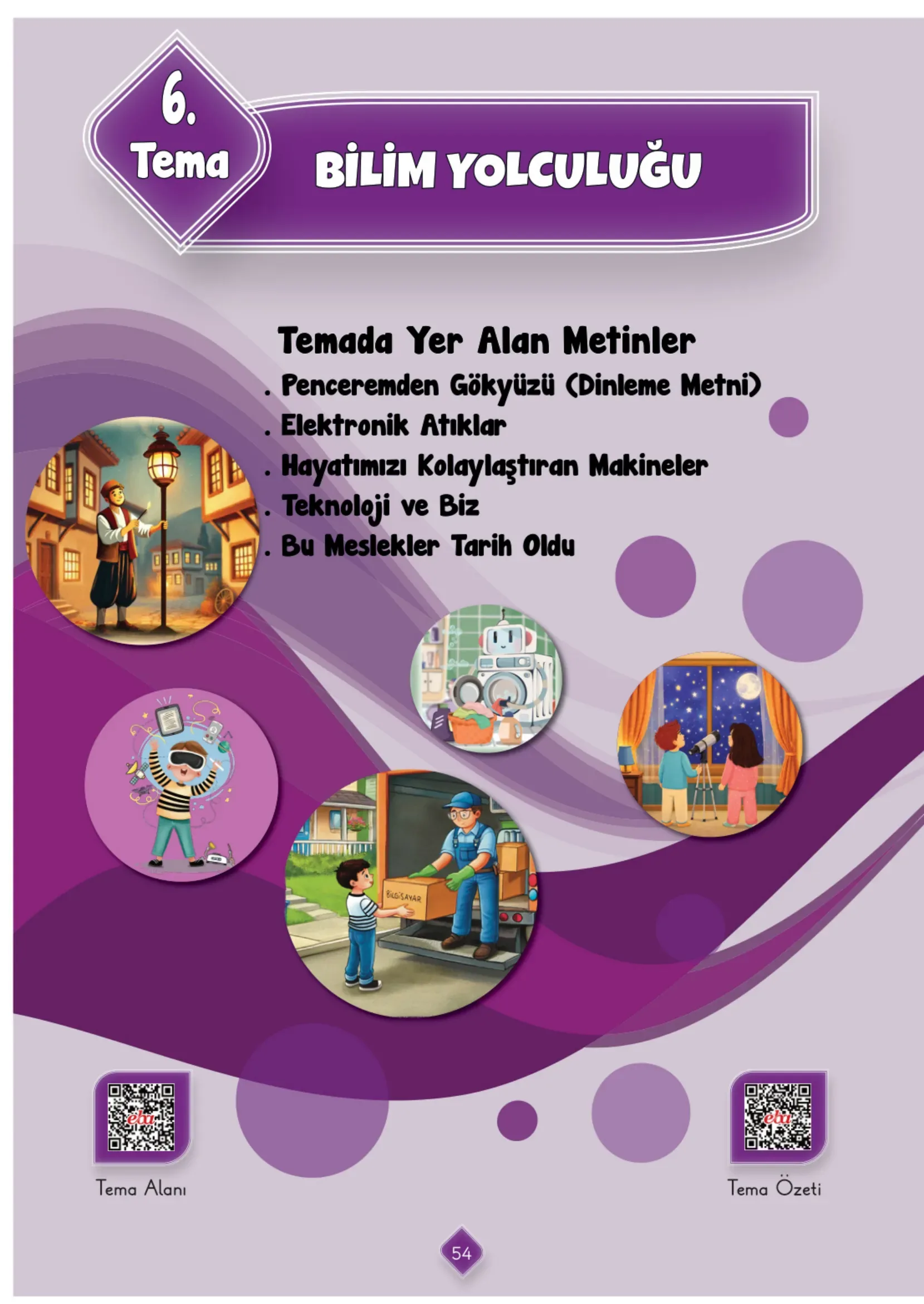 3. Sınıf Türkçe Ders Kitabı Cevapları Meb Yayınları 2. Kitap Sayfa 54