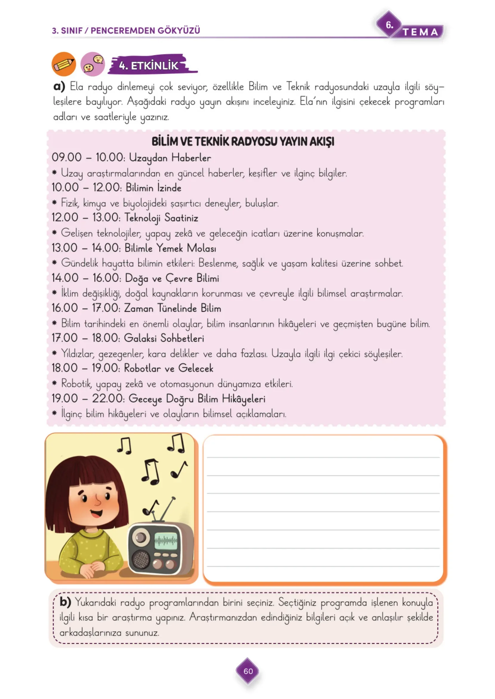 3. Sınıf Türkçe Ders Kitabı Cevapları Meb Yayınları 2. Kitap Sayfa 60