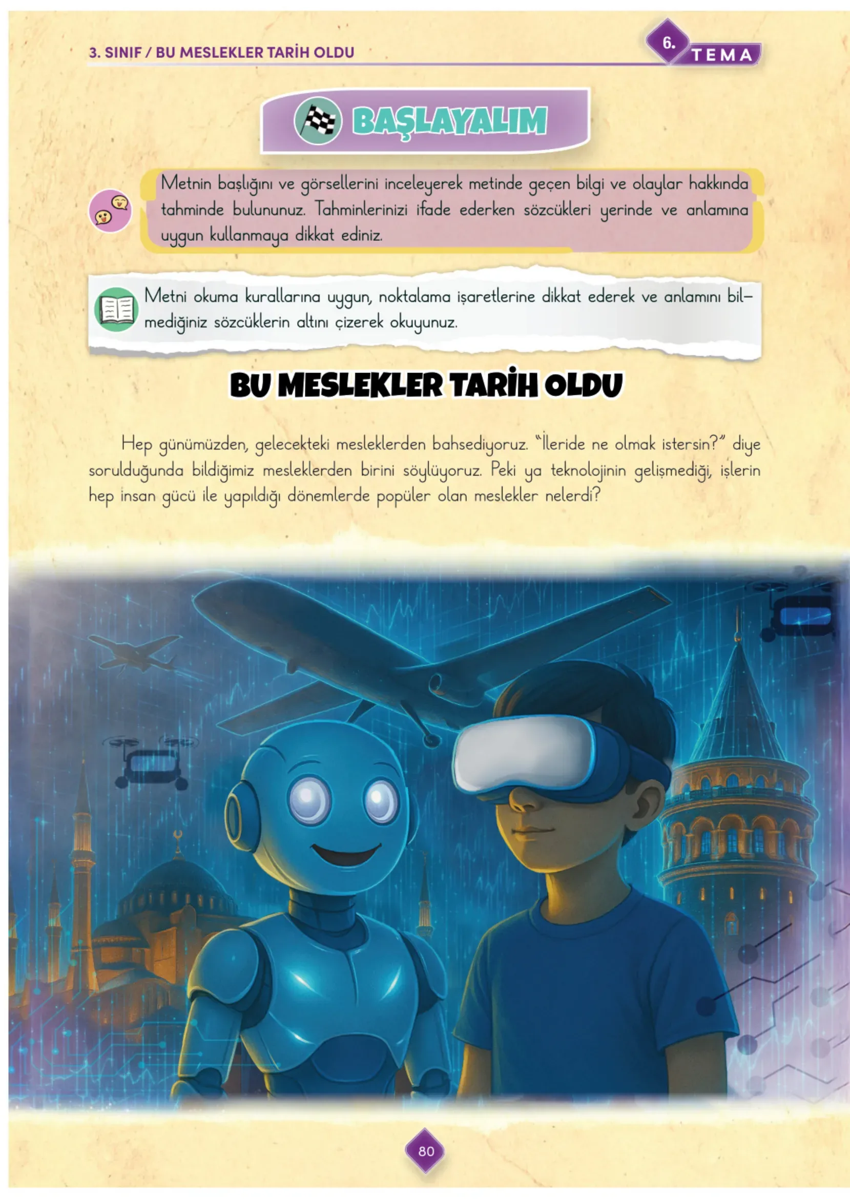 3. Sınıf Türkçe Ders Kitabı Cevapları Meb Yayınları 2. Kitap Sayfa 80