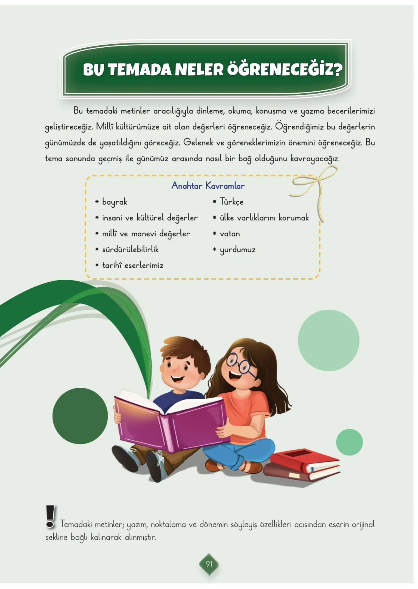 3. Sınıf Türkçe Ders Kitabı Cevapları Meb Yayınları 2. Kitap Sayfa 91