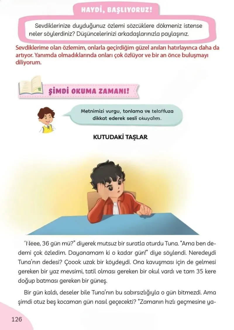3. Sınıf Türkçe Ders Kitabı Cevapları Meb Yayınları Sayfa 126 Çözüm Görseli