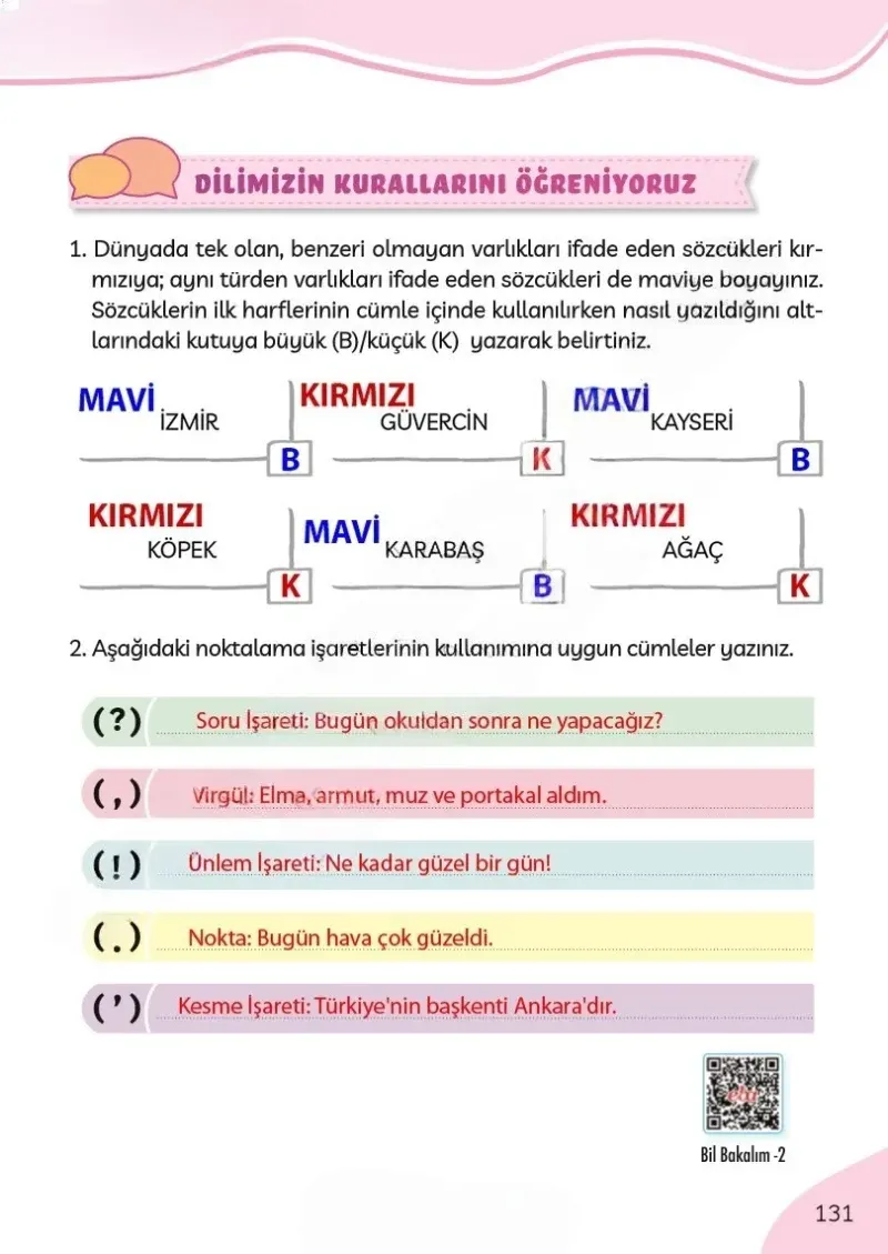 3. Sınıf Türkçe Ders Kitabı Cevapları Meb Yayınları Sayfa 131 Çözüm Görseli