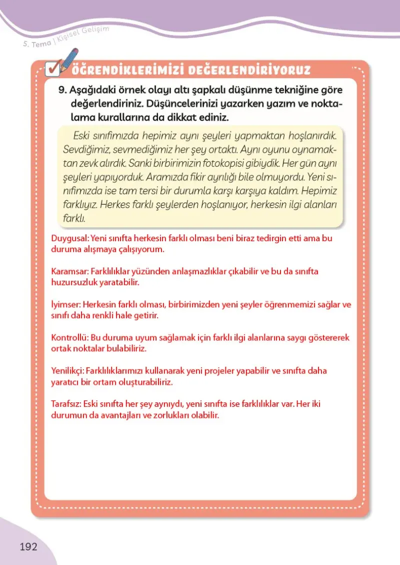 3. Sınıf Türkçe Ders Kitabı Cevapları Meb Yayınları Sayfa 192 Çözüm Görseli