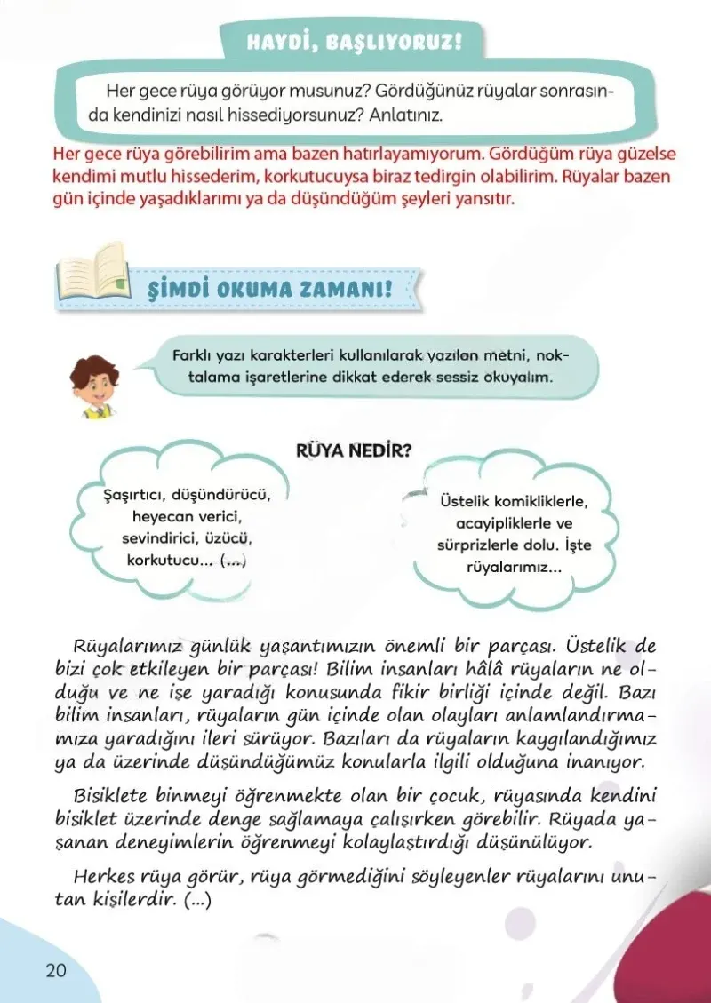 3. Sınıf Türkçe Ders Kitabı Cevapları Meb Yayınları Sayfa 20 Çözüm Görseli