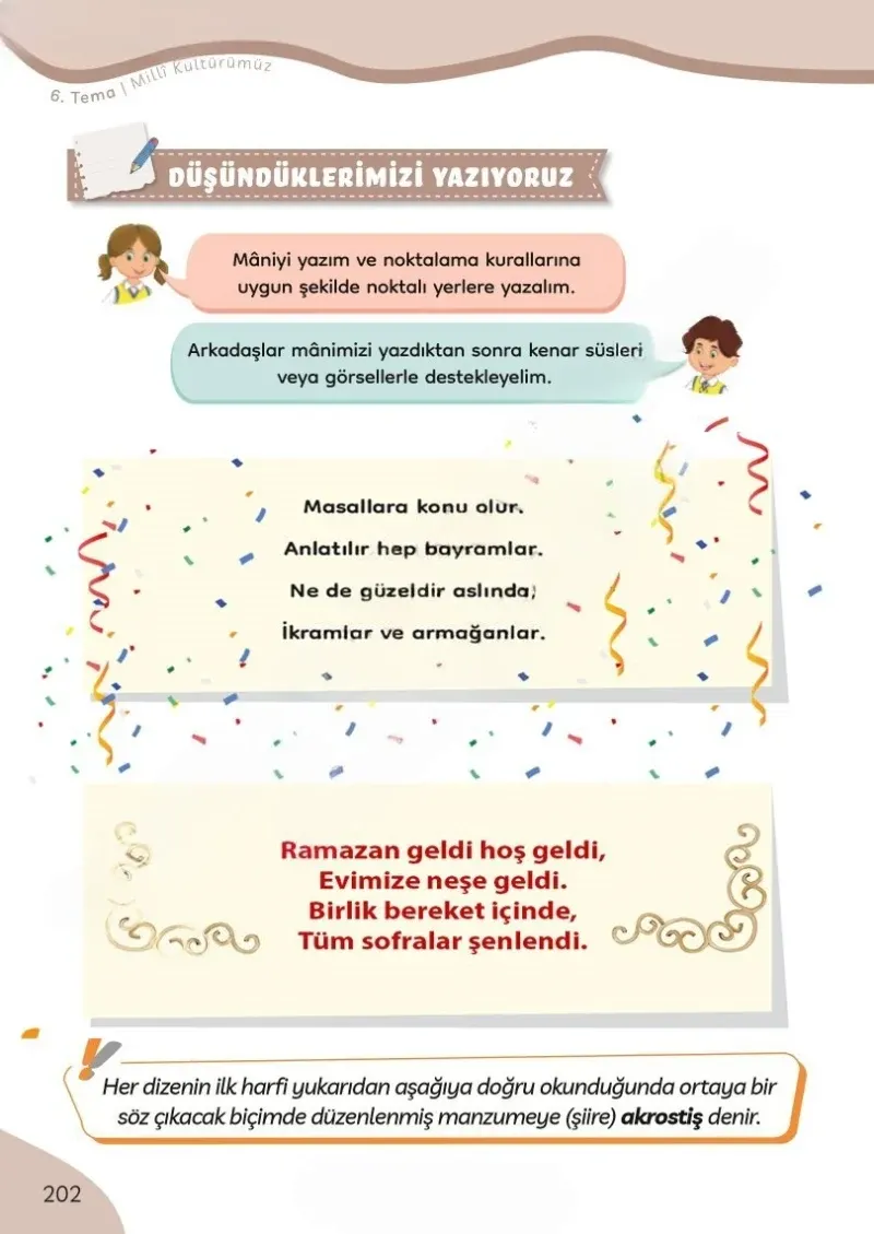 3. Sınıf Türkçe Ders Kitabı Cevapları Meb Yayınları Sayfa 202 Çözüm Görseli