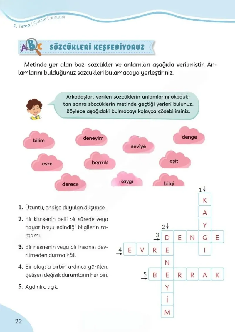 3. Sınıf Türkçe Ders Kitabı Cevapları Meb Yayınları Sayfa 22 Çözüm Görseli
