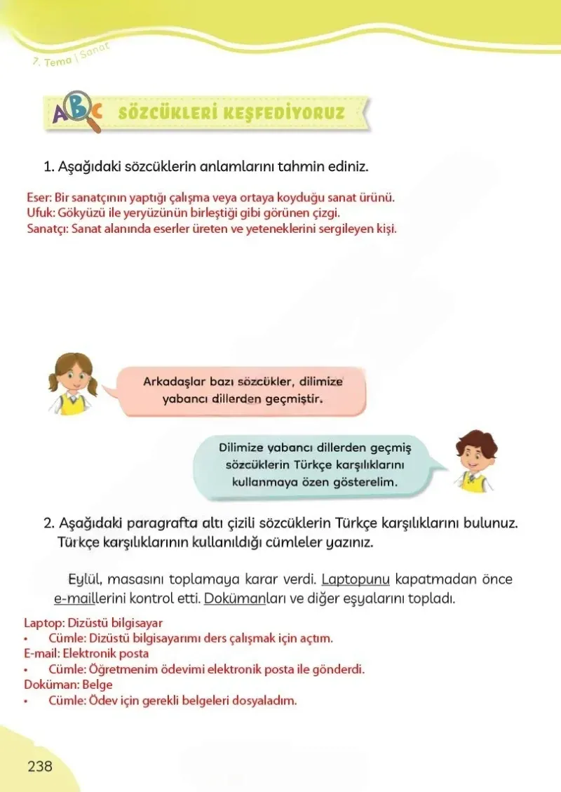 3. Sınıf Türkçe Ders Kitabı Cevapları Meb Yayınları Sayfa 238 Çözüm Görseli