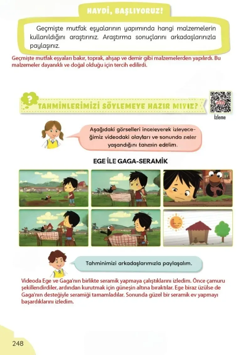 3. Sınıf Türkçe Ders Kitabı Cevapları Meb Yayınları Sayfa 248 Çözüm Görseli