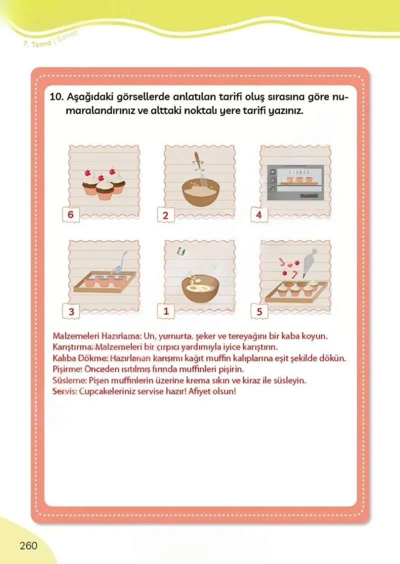 3. Sınıf Türkçe Ders Kitabı Cevapları Meb Yayınları Sayfa 260 Çözüm Görseli