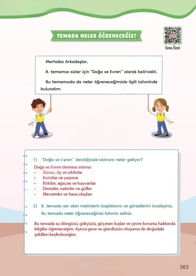 3. Sınıf Türkçe Ders Kitabı Cevapları Meb Yayınları Sayfa 263 Çözüm Görseli