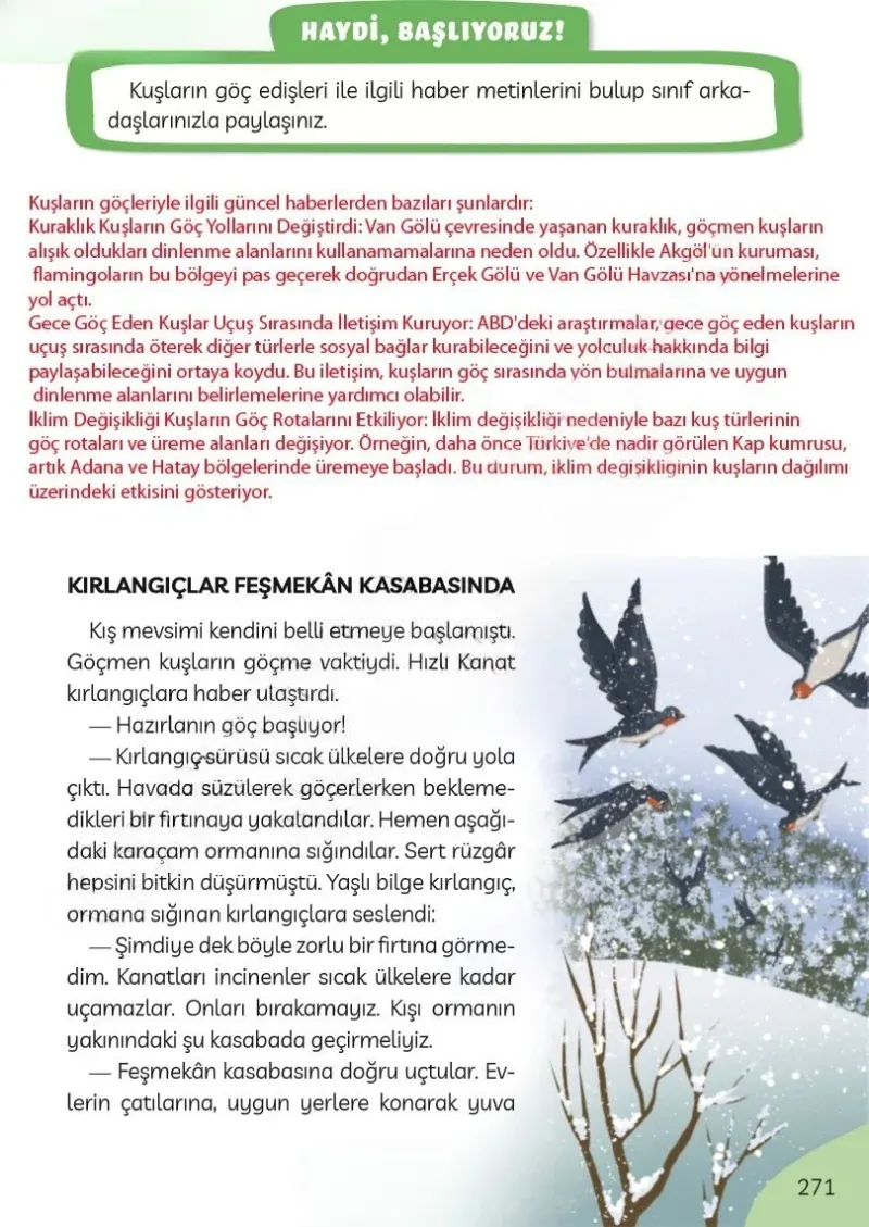 3. Sınıf Türkçe Ders Kitabı Cevapları Meb Yayınları Sayfa 271 Çözüm Görseli