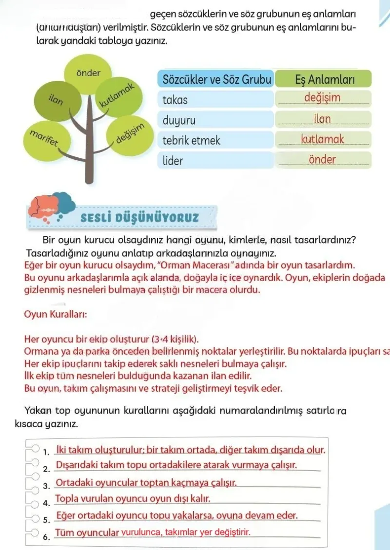 3. Sınıf Türkçe Ders Kitabı Cevapları Meb Yayınları Sayfa 31 Çözüm Görseli