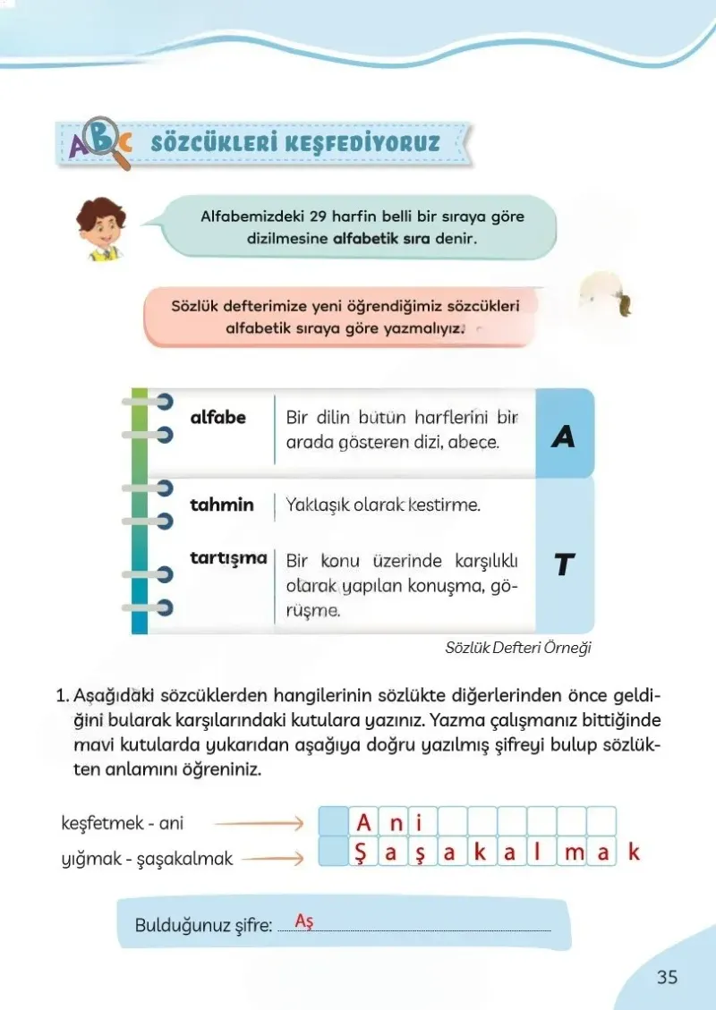 3. Sınıf Türkçe Ders Kitabı Cevapları Meb Yayınları Sayfa 35 Çözüm Görseli