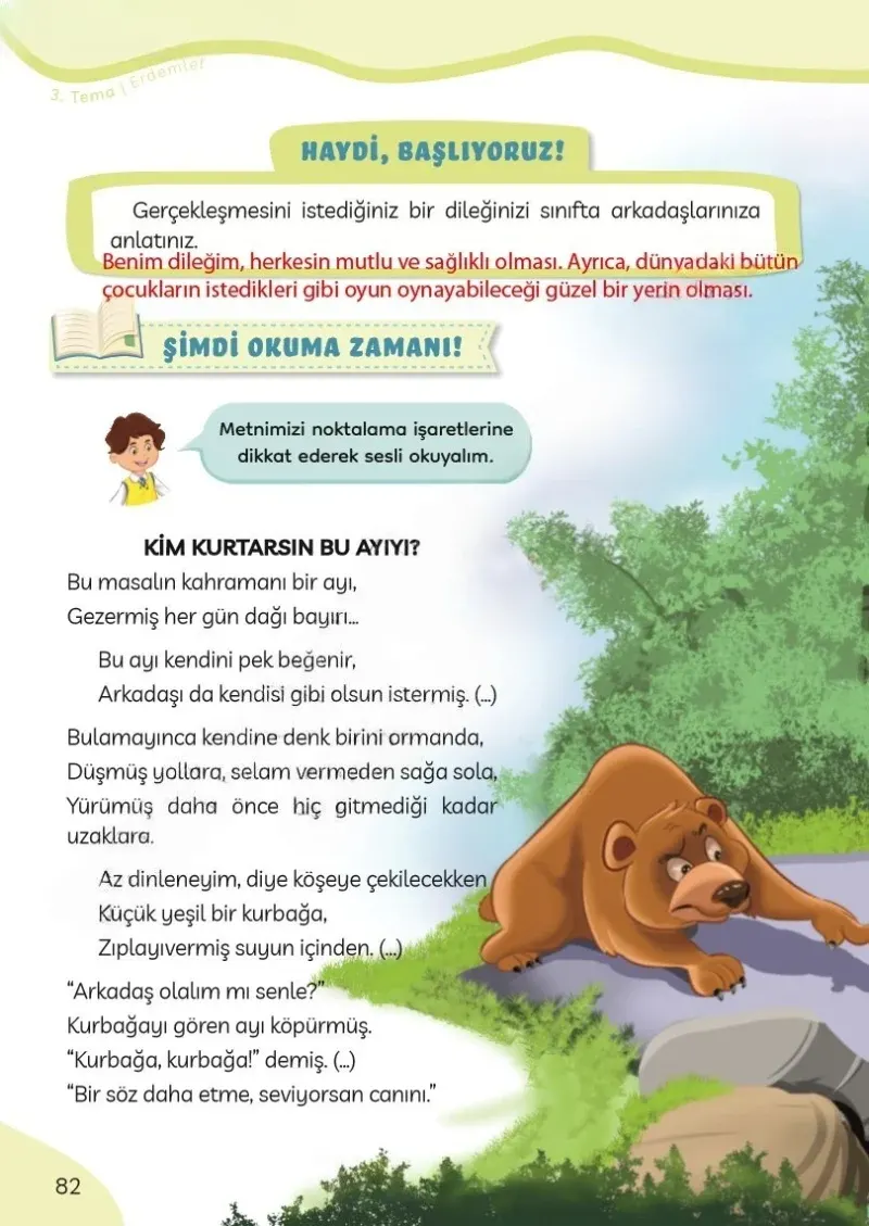 3. Sınıf Türkçe Ders Kitabı Cevapları Meb Yayınları Sayfa 82 Çözüm Görseli